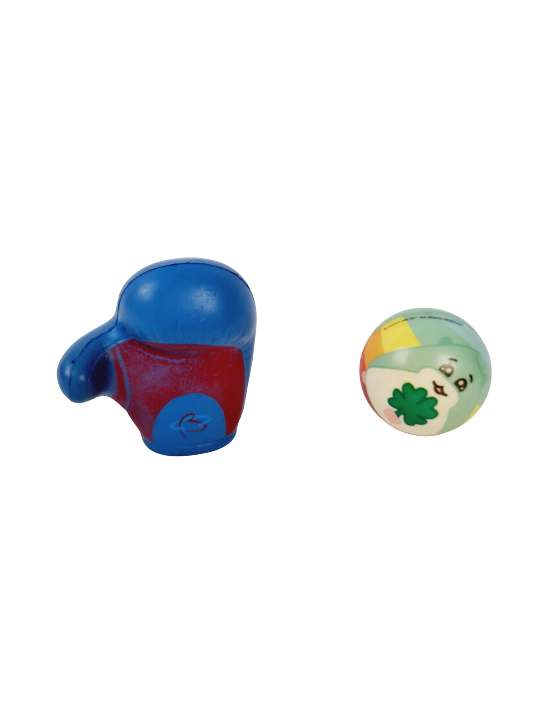Ball en mousse - Lot de 2 balle anti-stress Mini Gants de boxe et Émoticône - 6 à 9 cm - Photo 0