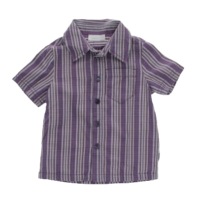 Chemise à carreaux violette-Garçon-MEXX-Taille 12 mois - Photo 0