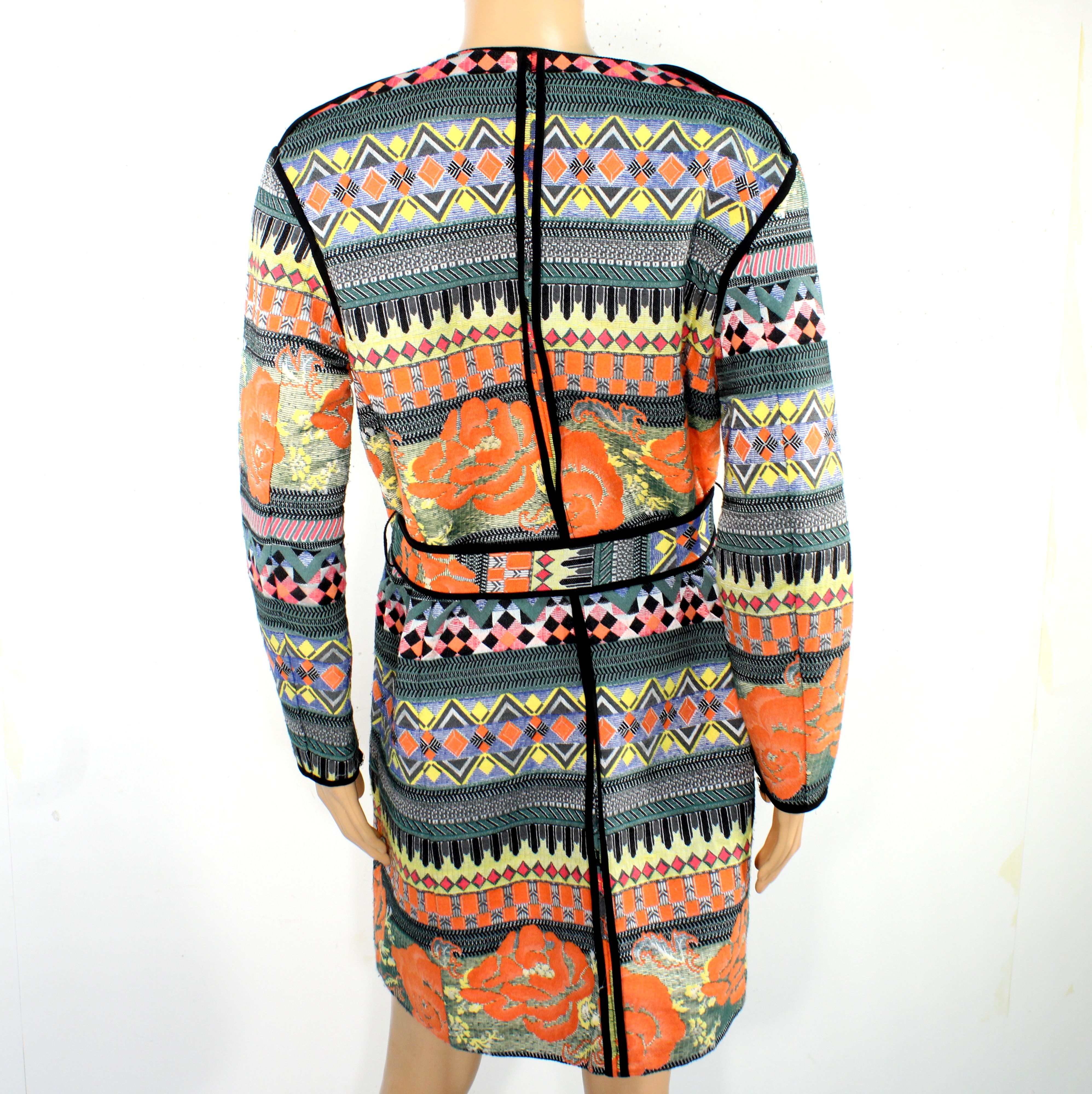 Veste Femme Kaki & Orange IMPERIAL Taille L Très bon état - Vue 2 - 