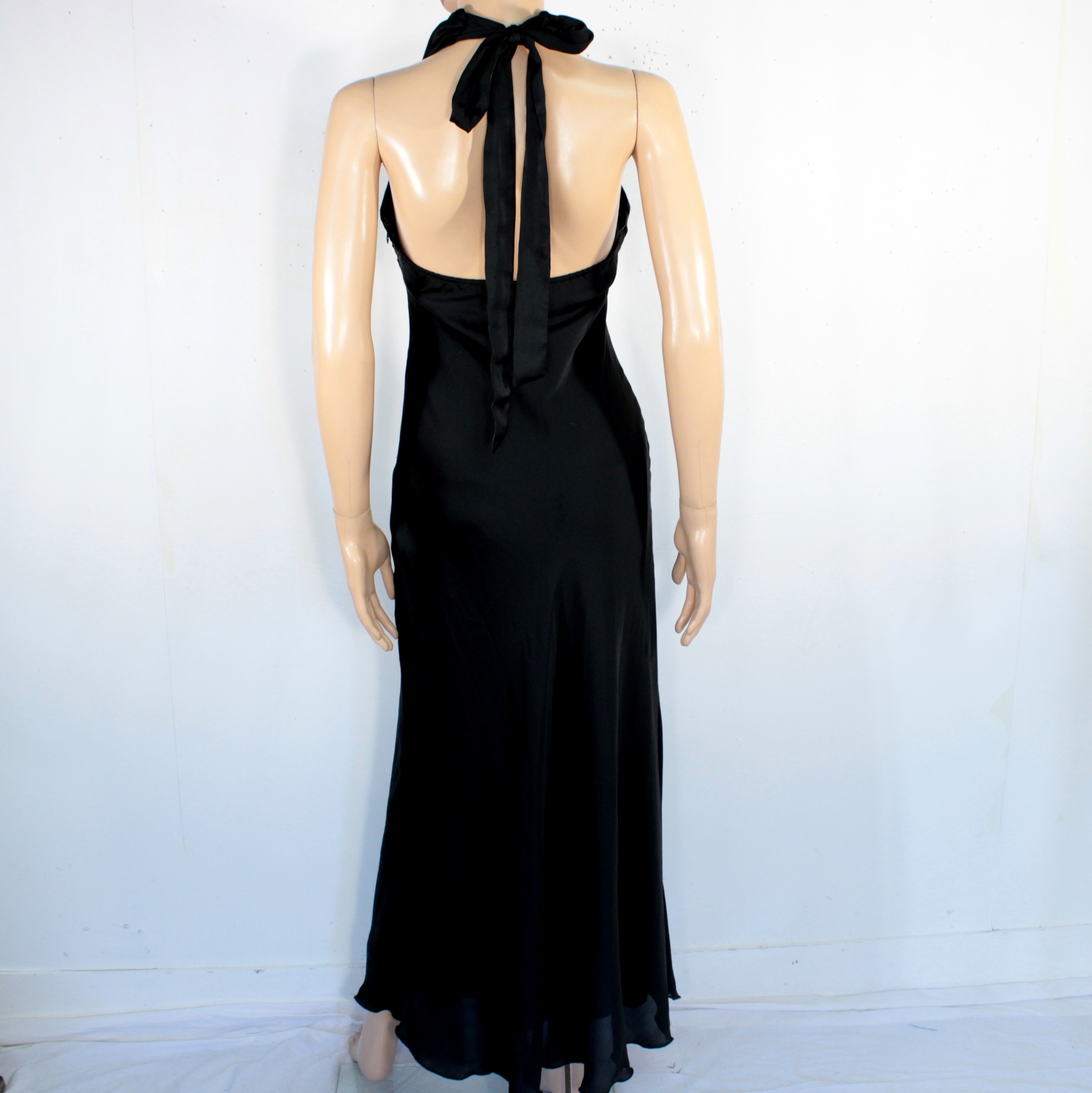 Robe De Cérémonie Noire ANGEL DREAM Taille 2 - Bon état - Photo 5