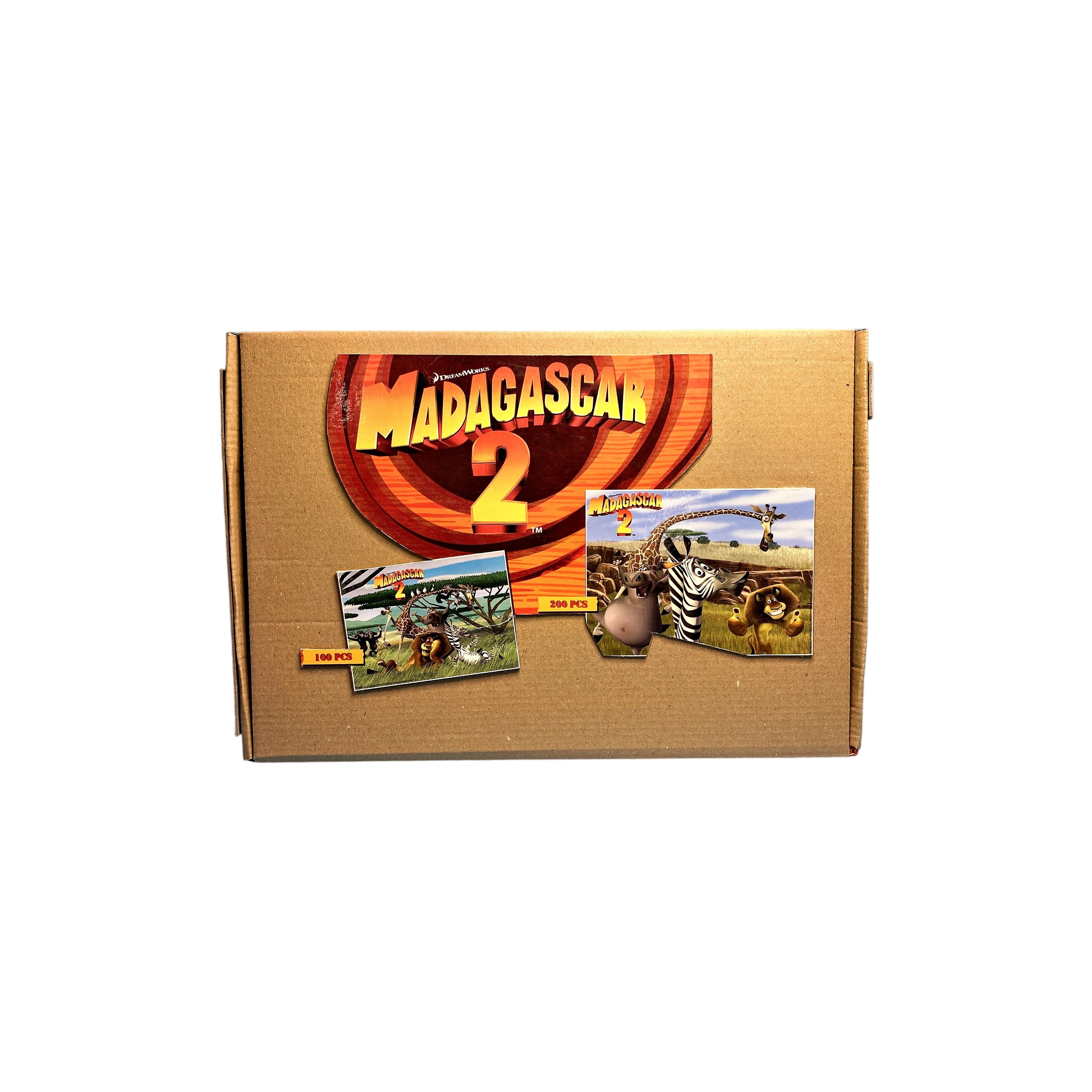 Puzzles évolutifs - Madagascar 2 - 100 et 200 pièces   -  reconditionné disponible sur Label Emmaüs