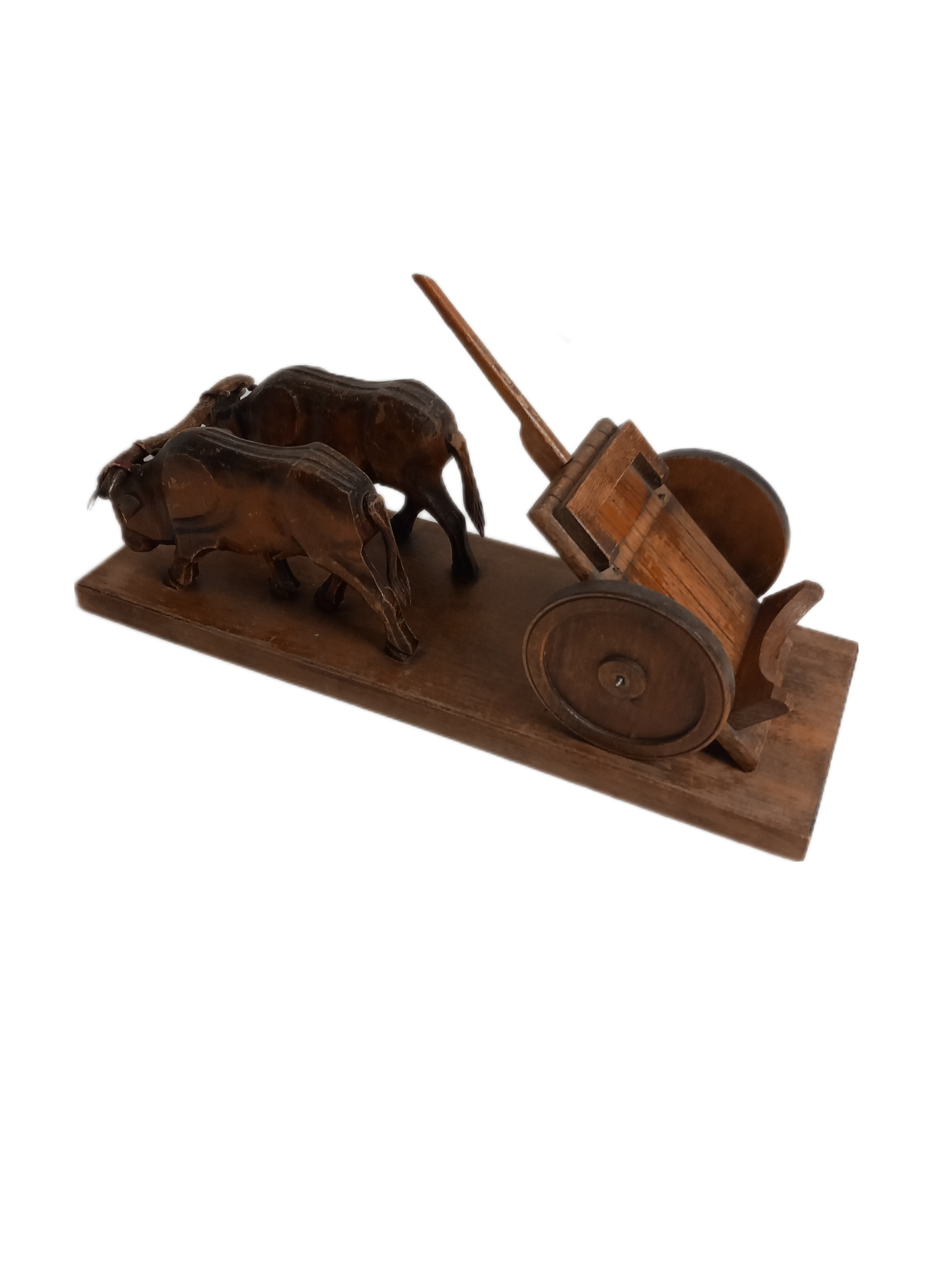 Jouet Ancien : Grande Charrette Cage En Bois Et Métal – Miniature – Sortie De Grenier