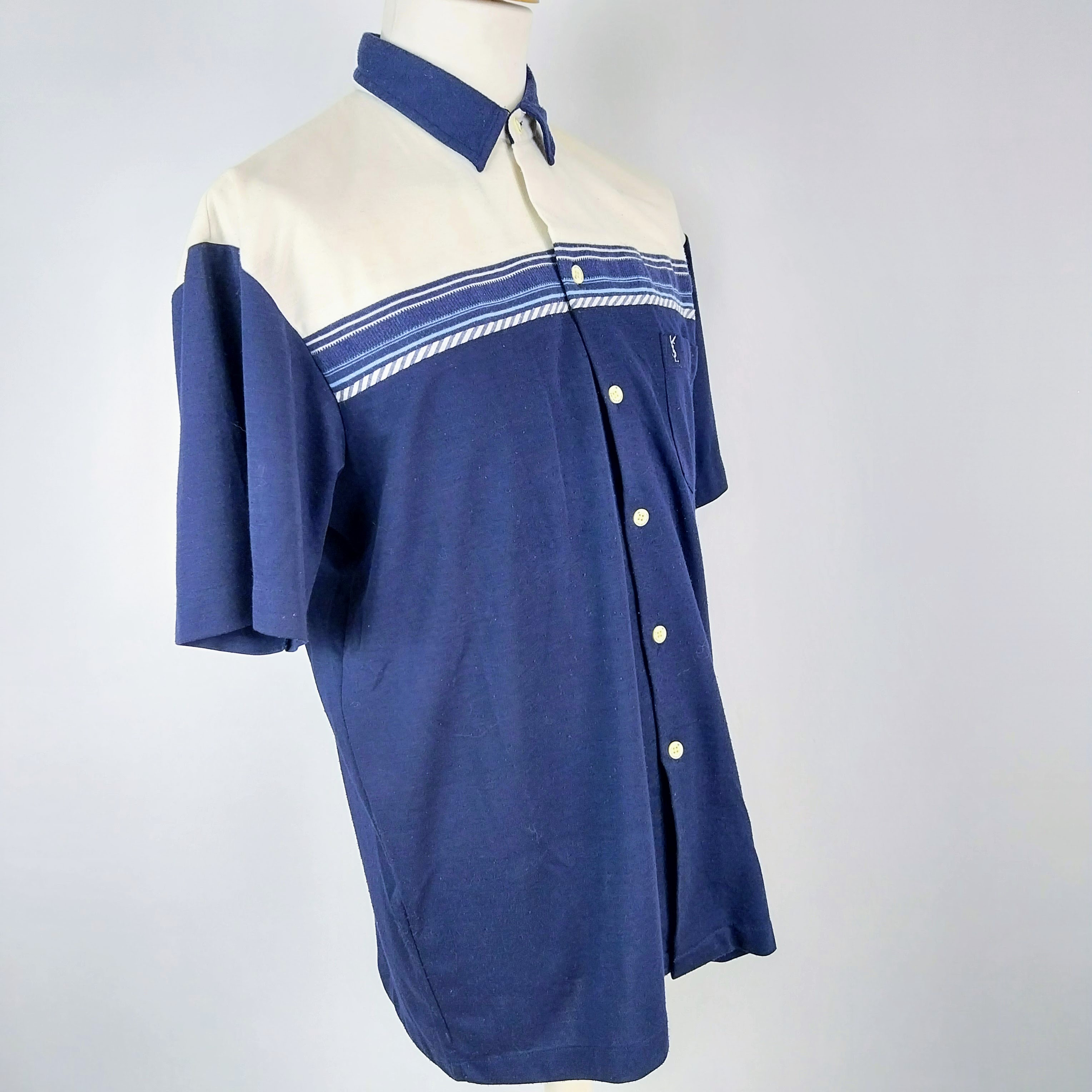 Chemise Vintage - Yves Saint Laurent - XXL Très bon état - Vue 3 - 