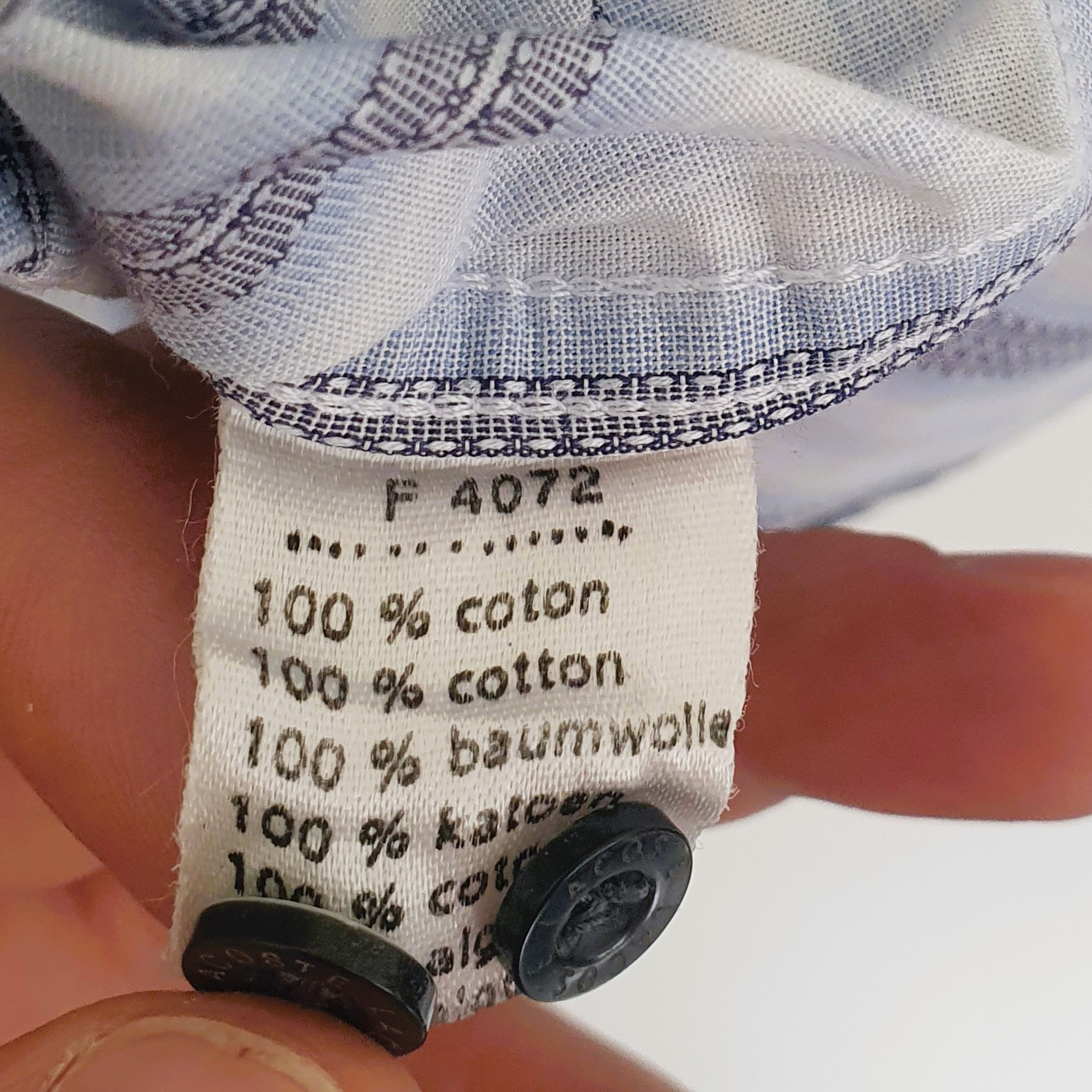 Chemise Lacoste manche longue taille 43 rayée bleu & blanc - Photo 3