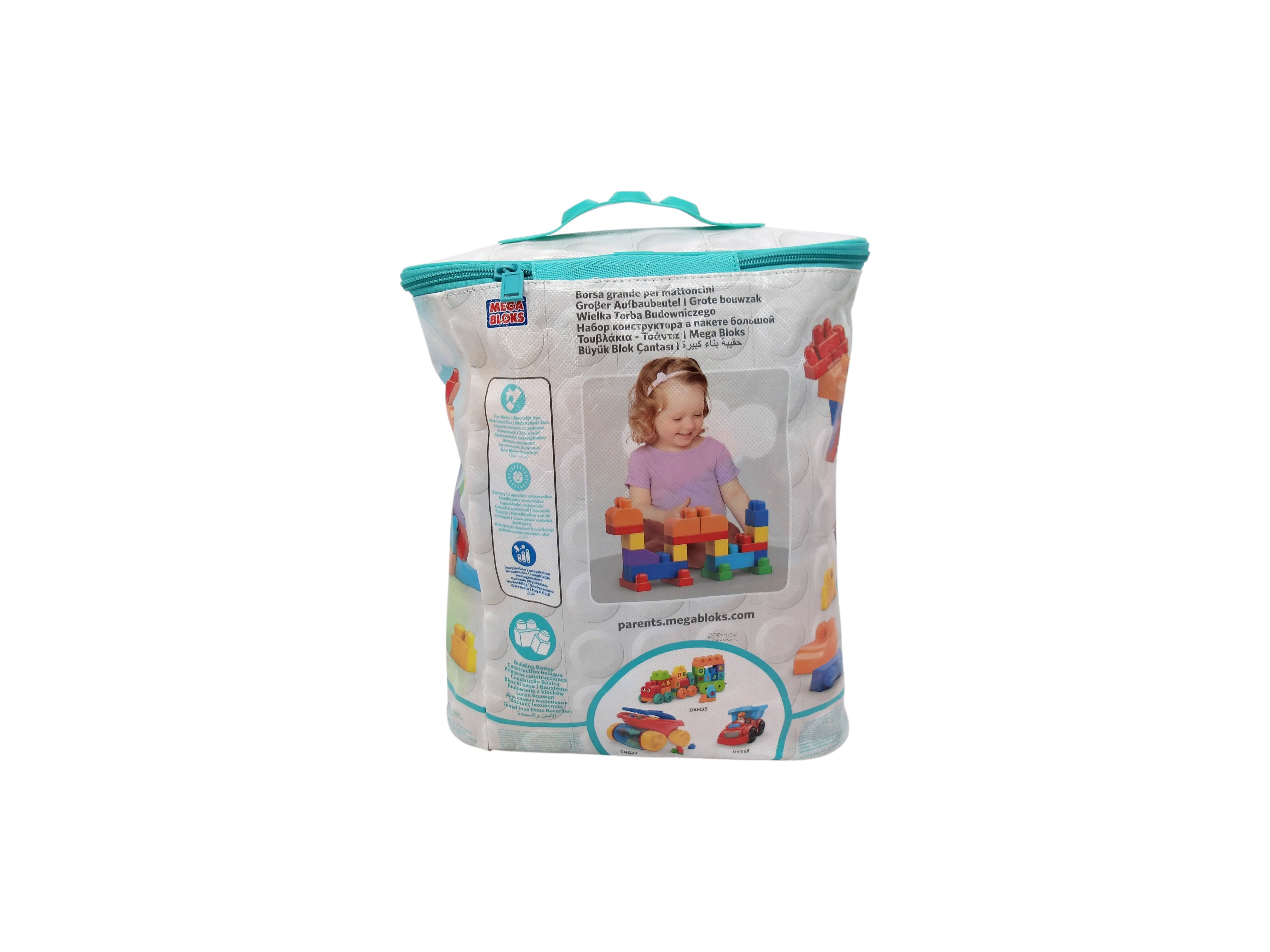 Mega Bloks - Sac medium 60 briques  Très bon état - Vue 3 - 