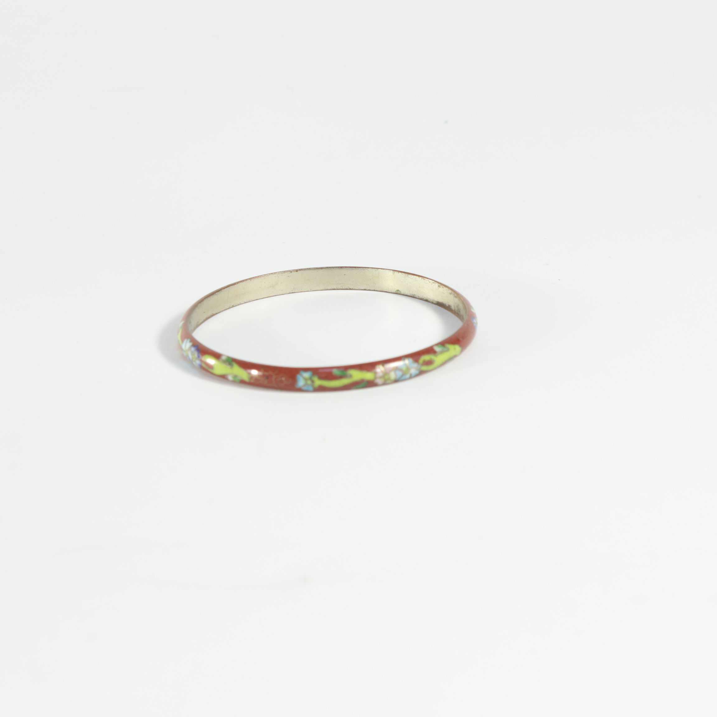 Voir photo 2 de Bracelet fin en cloisonné Bracelet fin en cloisonné - Vue 2 -