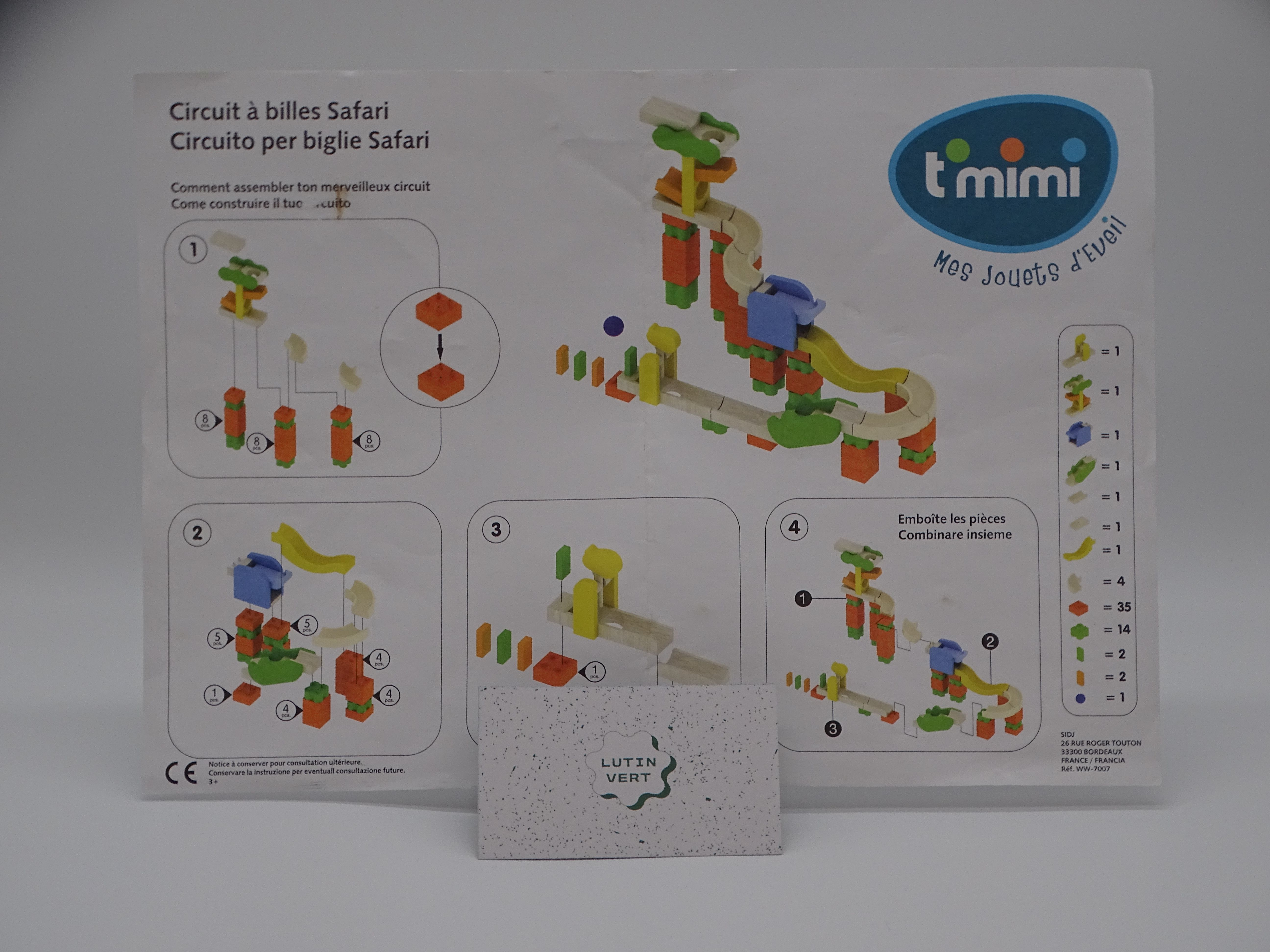 Acheter Circuit à billes Safari d'occasion T MIMI - Dès 3 ans | Réf 13043 Bon état - 13,00 € Circuit à billes Safari d'occasion T MIMI - Dès 3 ans | Réf 13043 Bon état - reconditionné disponible sur Label Emmaüs