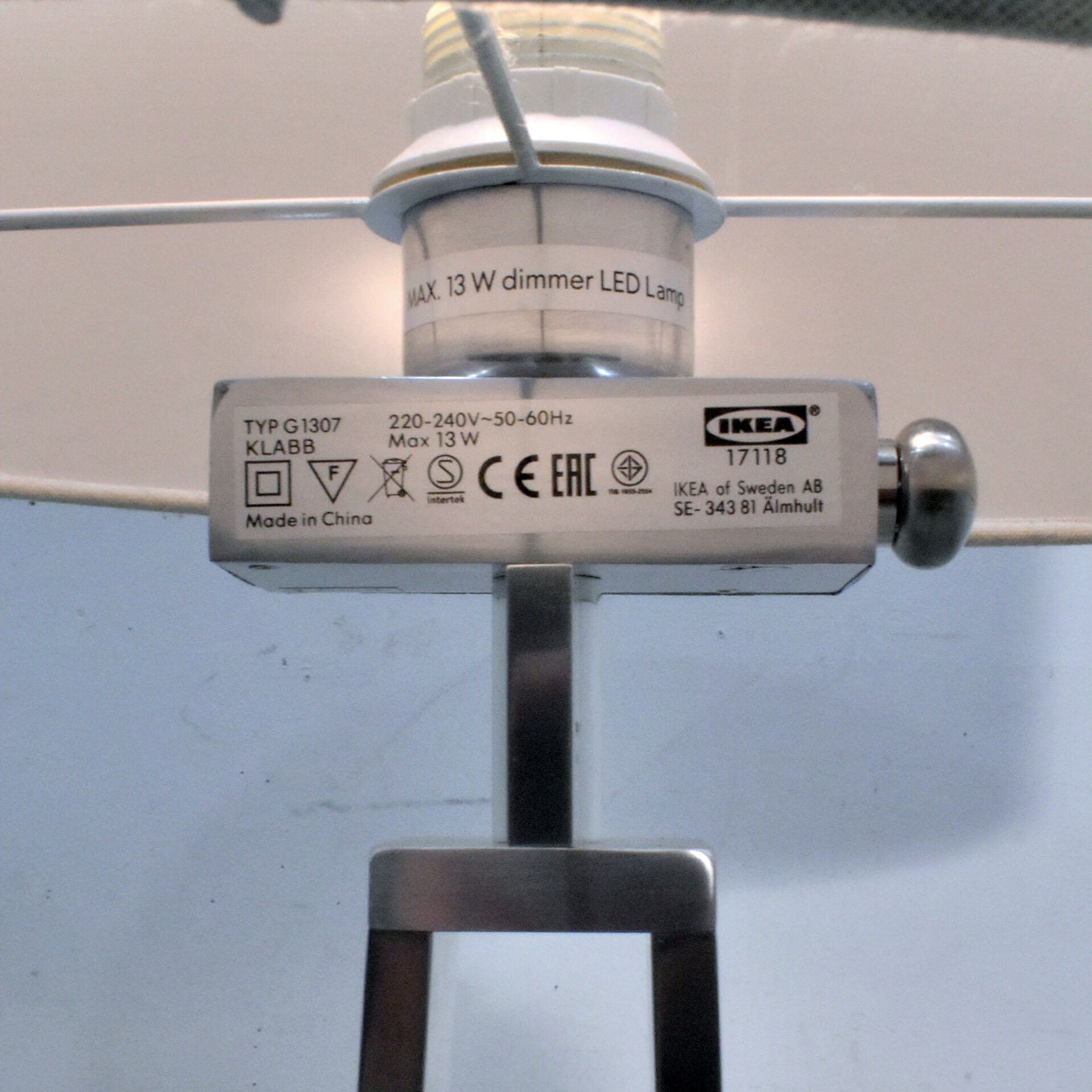 Lampadaire Klabb - IKEA® 17118 - Monika Mulder - Bon état - Photo 3