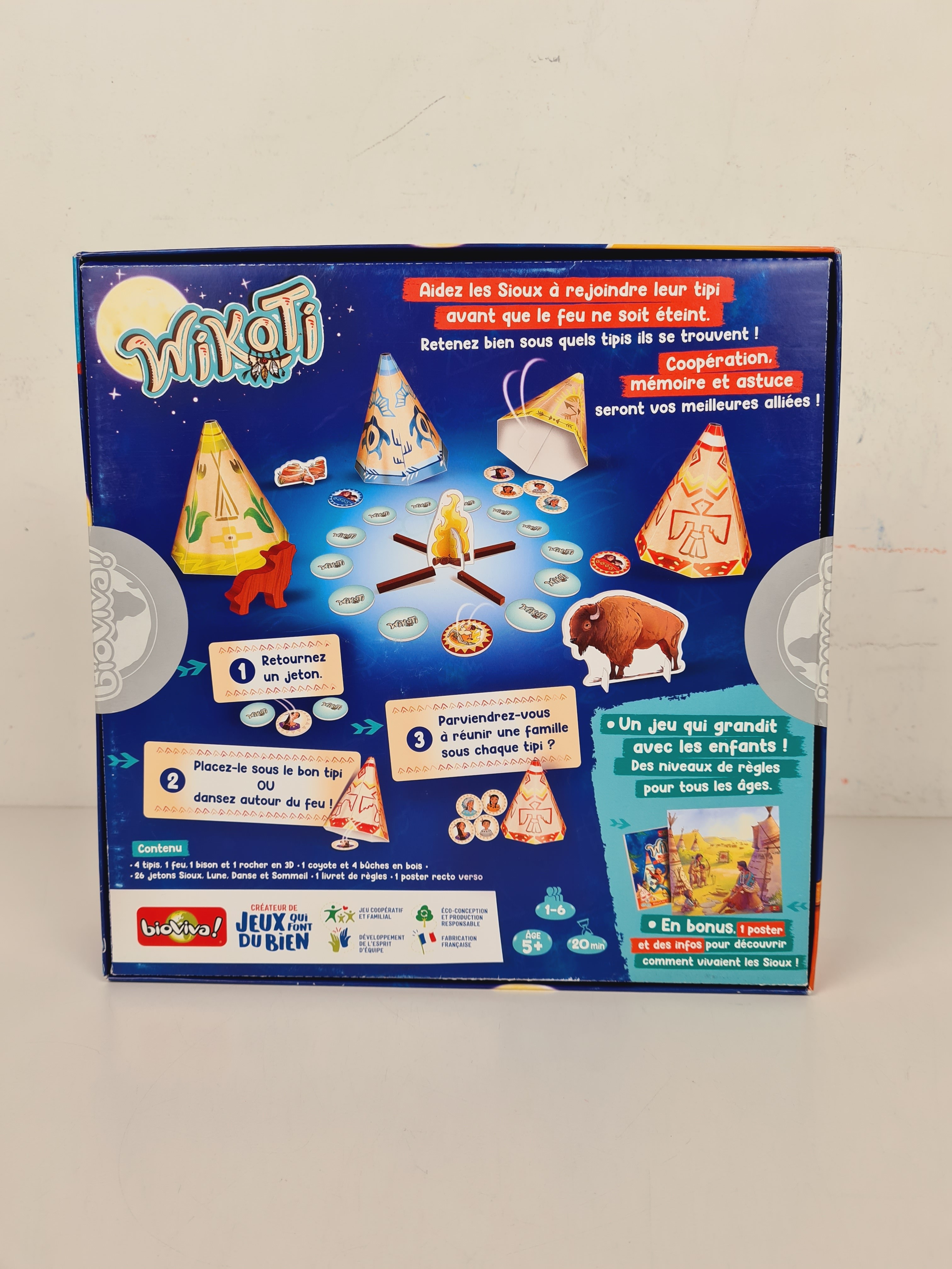 Jeu de mémoire - Wikoti - Bioviva! - Dès 5 ans Comme neuf - Vue 4 - 