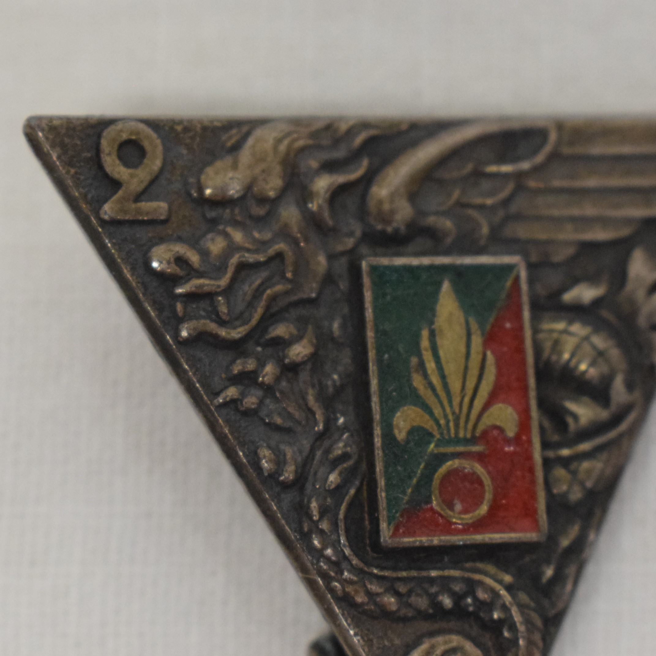 🏠 Insigne militaire du 2ème REP régiment étranger de parachutiste GUYMO ...