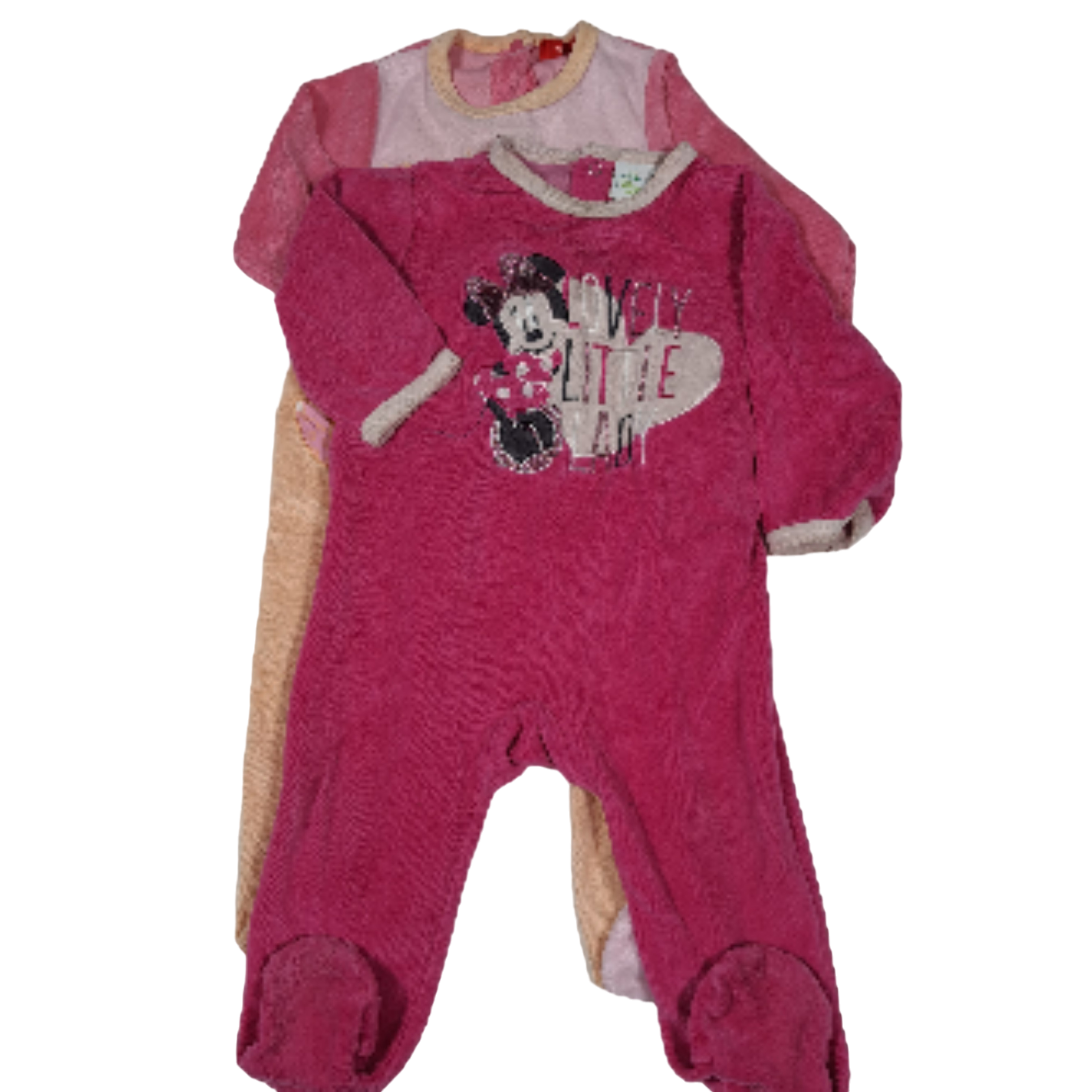 Lot de deux pyjamas roses - 6 mois - Photo 0