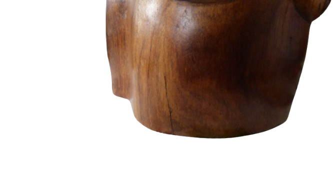 Statue en bois africaine 36 cm - Photo 9