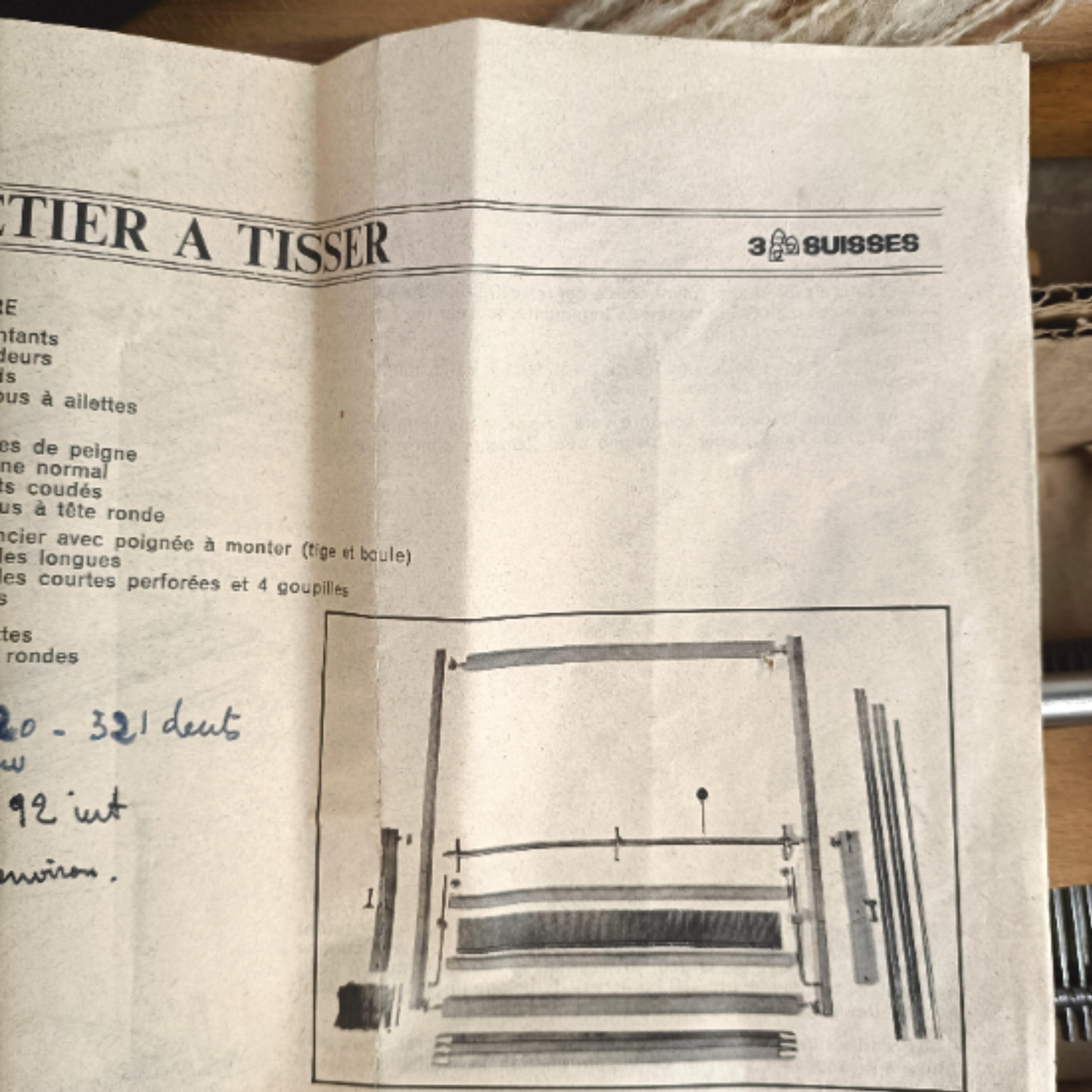 Métier à tisser 3 suisses - Photo 2