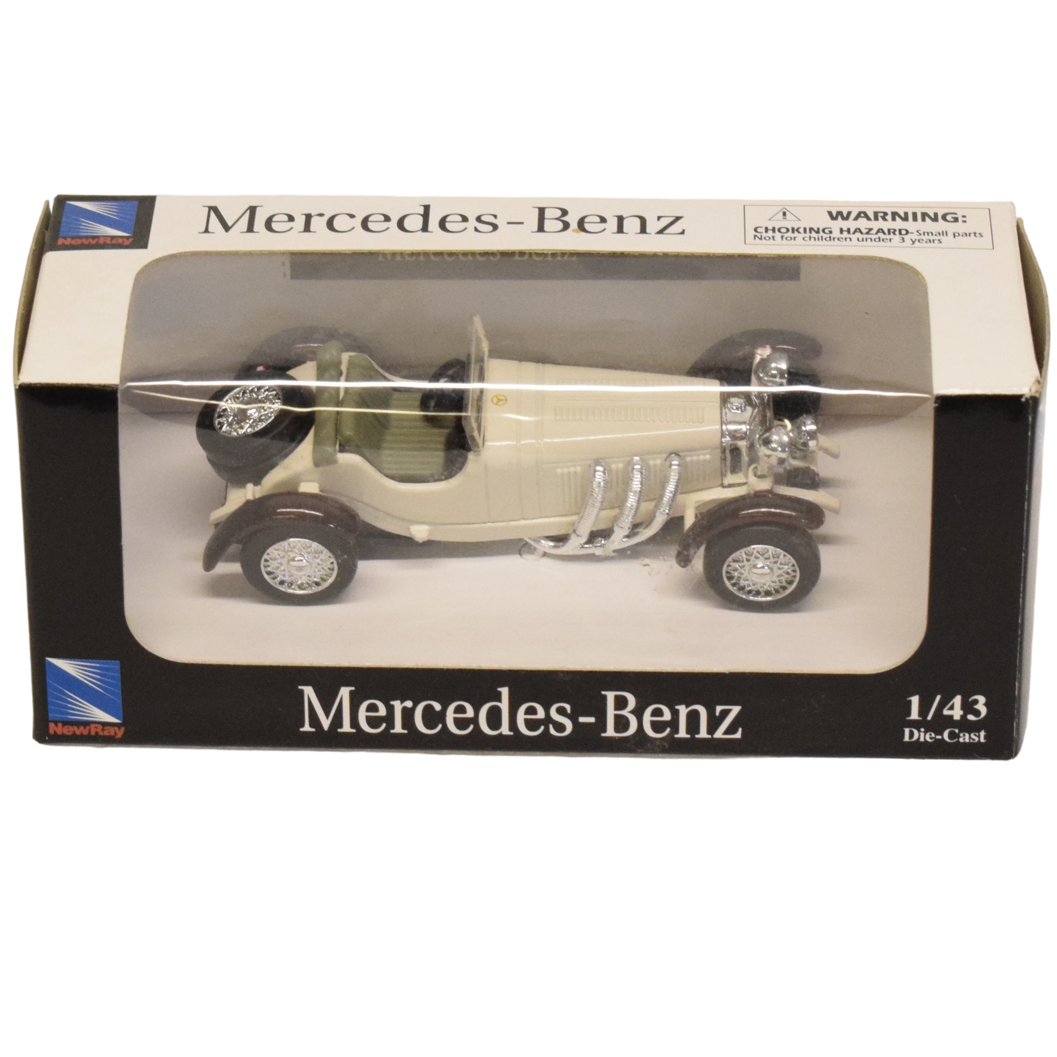 Voiture au 1:43 Mercédès Benz SSKL 1931 collection City Cruiser par NEW RAY Bon état -  reconditionné disponible sur Label Emmaüs