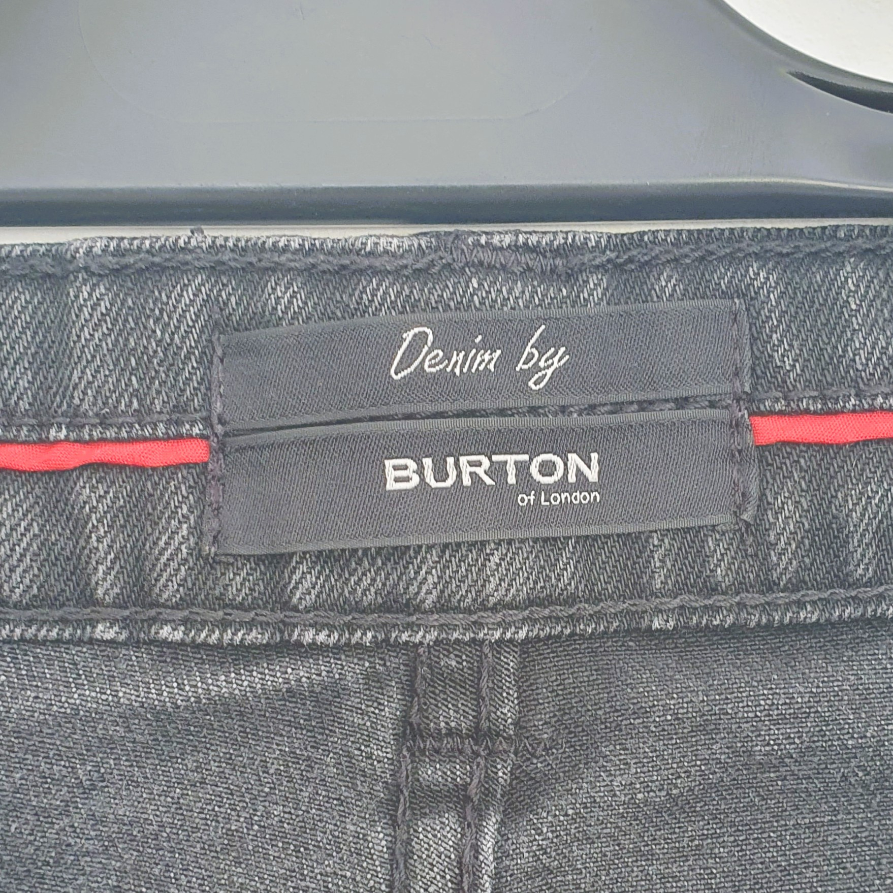 Denim Burton of London noir taille 46 - Photo 1