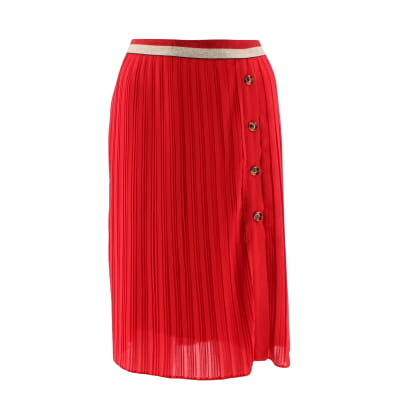 Jupe rouge à plis - Femme - La Petite Etoile - Taille 2 - Photo 0
