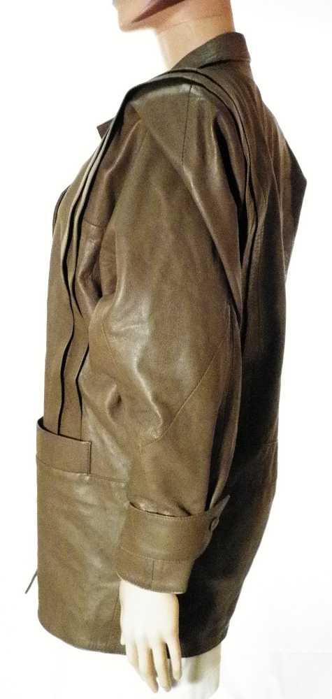 Veste Femme Marron Taille Estimée M/L. Bon état - Vue 3 - 