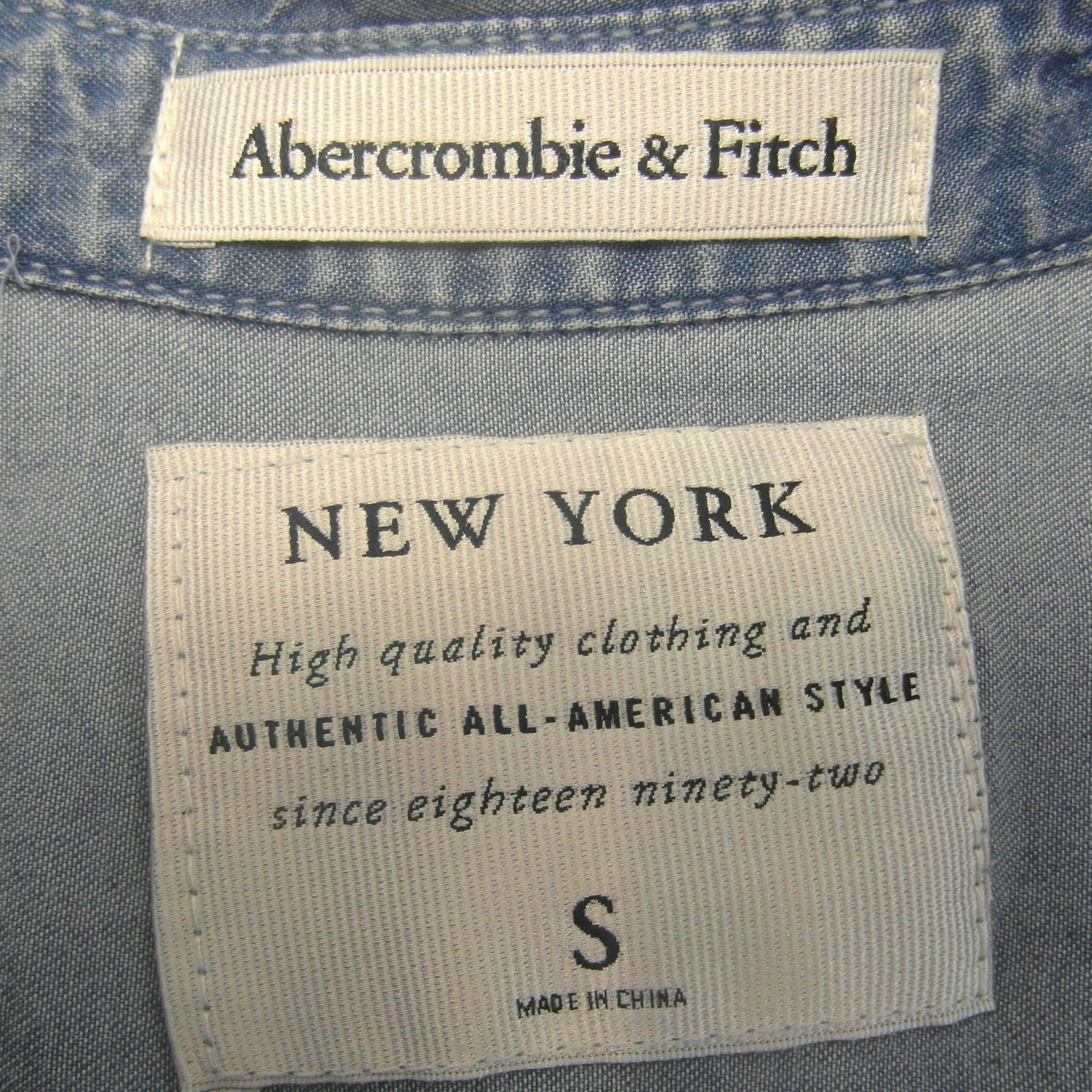Haut léger en jeans Abercrombie et FRITCH Taille (S) - Photo 4