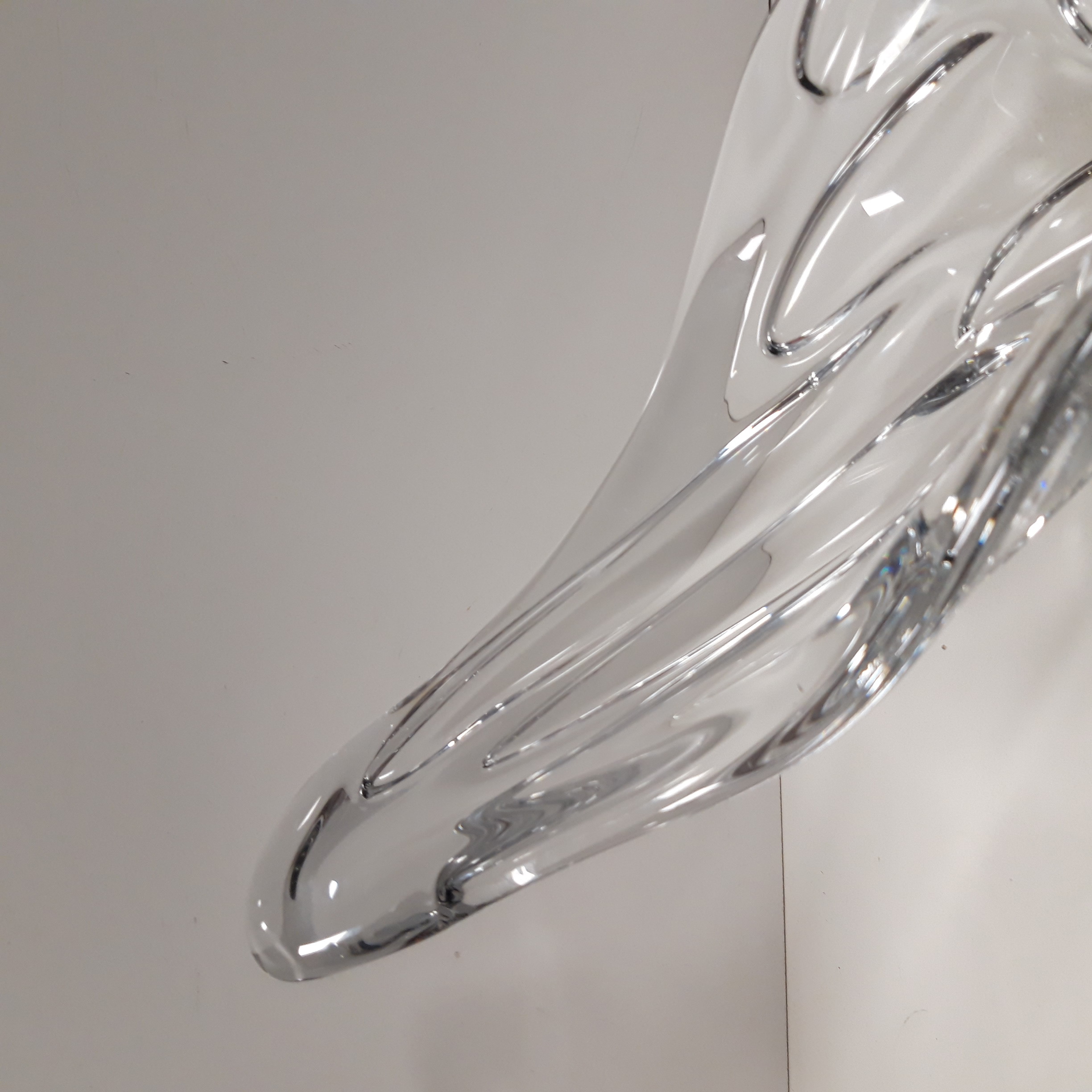 Grande coupe à fruits cristal Très bon état - Vue 2 - 