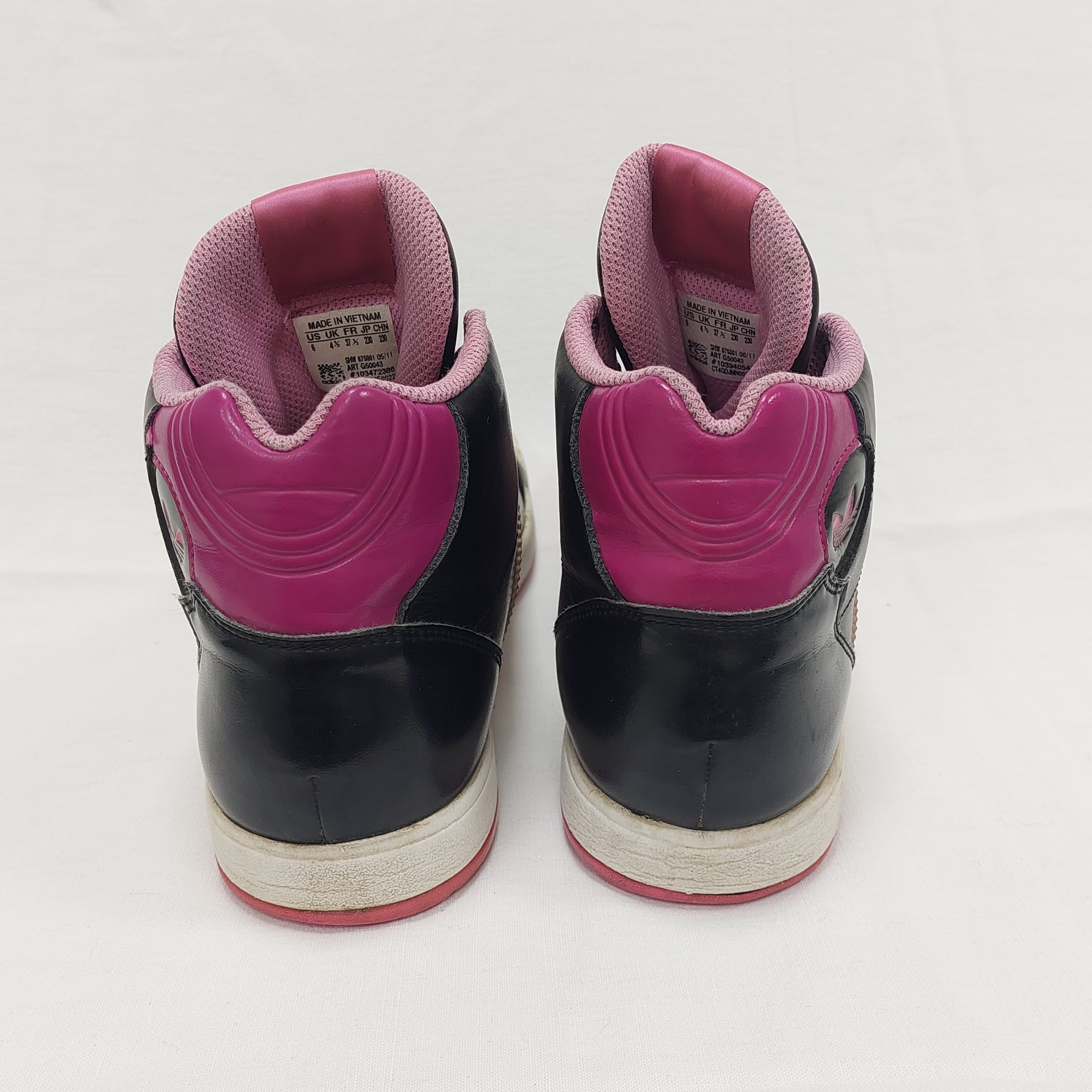 Sneakers - Adidas midiru montantes- noir - rose - taille 37½ Bon état - Vue 3 - 