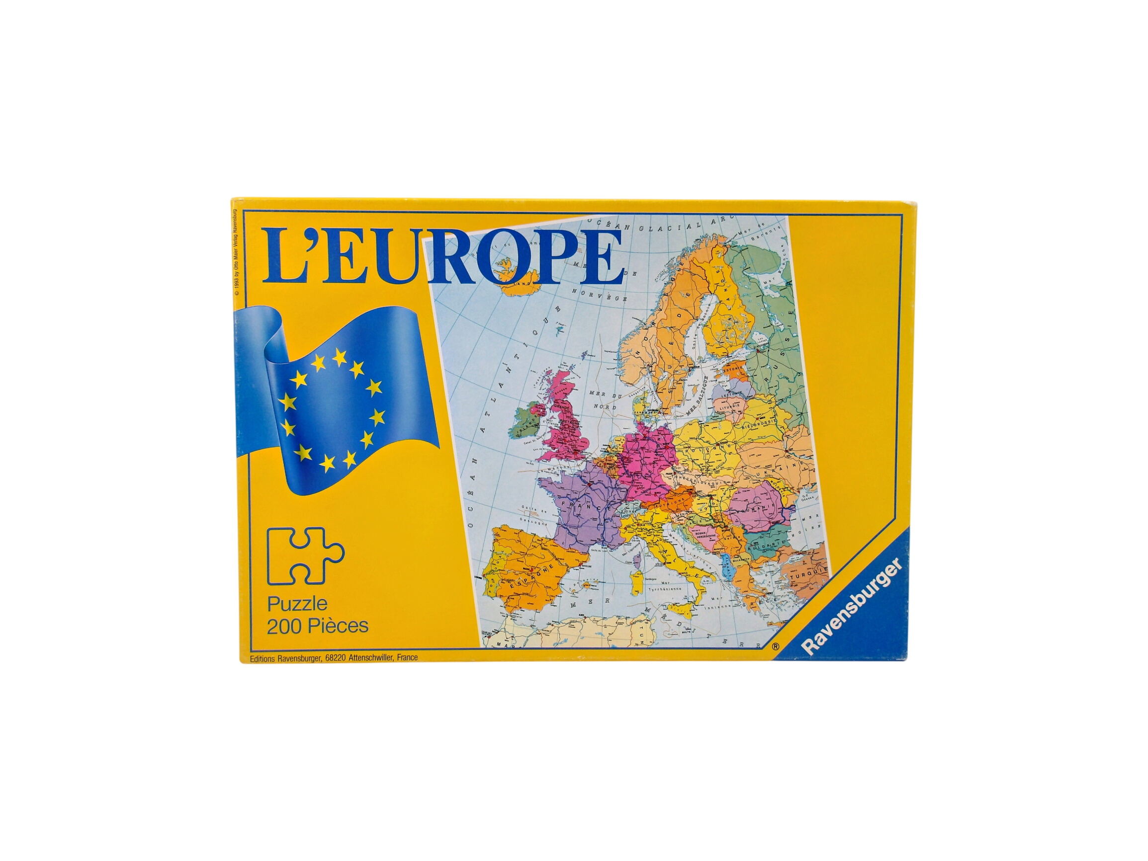 Puzzle - L'Europe - 200 Pièces - Édition 1993 Comme neuf -  reconditionné disponible sur Label Emmaüs