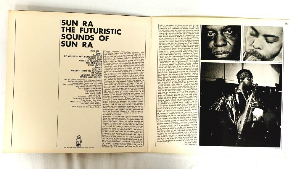 Vinyle 33 tours Sun Ra-The futuristic Sounds of Sun Ra-BYG records,1969. Rare.  - Vue 6 - 