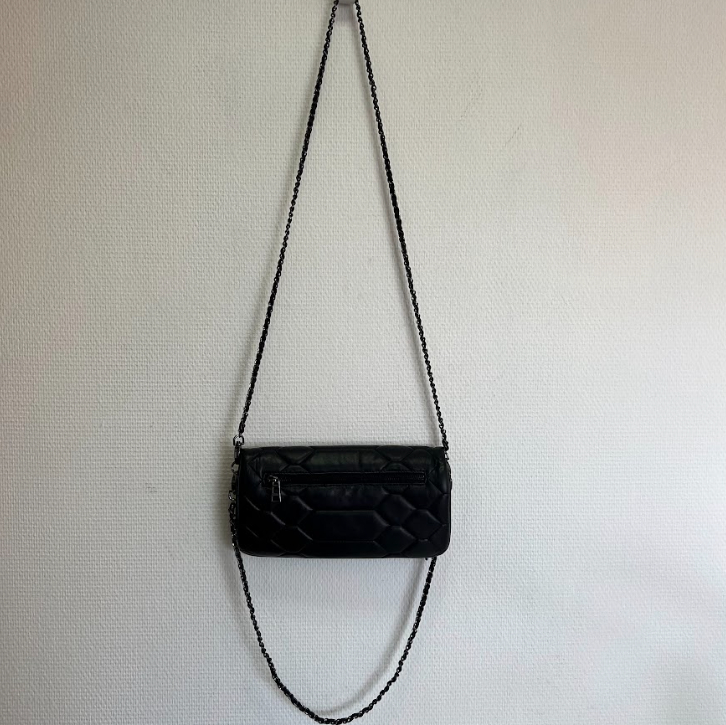 Sac à main Zadig&Voltaire Rock cuir noir matelassé  - Vue 2 - 