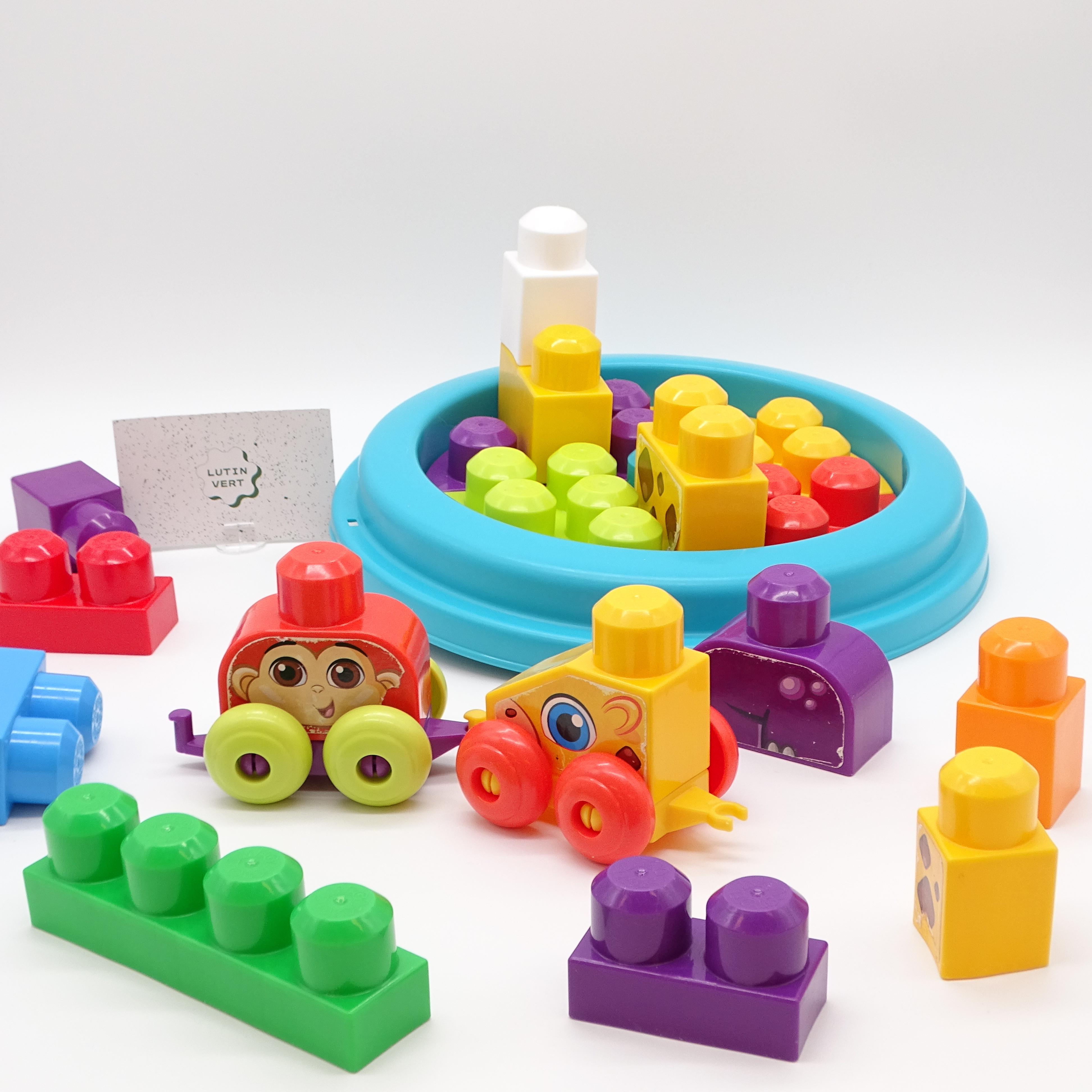 Boite de 25 Méga Bloks d'occasion MEGA BLOKS - Dès 2 ans | Ref 14144 Très bon état - Vue 2 - 