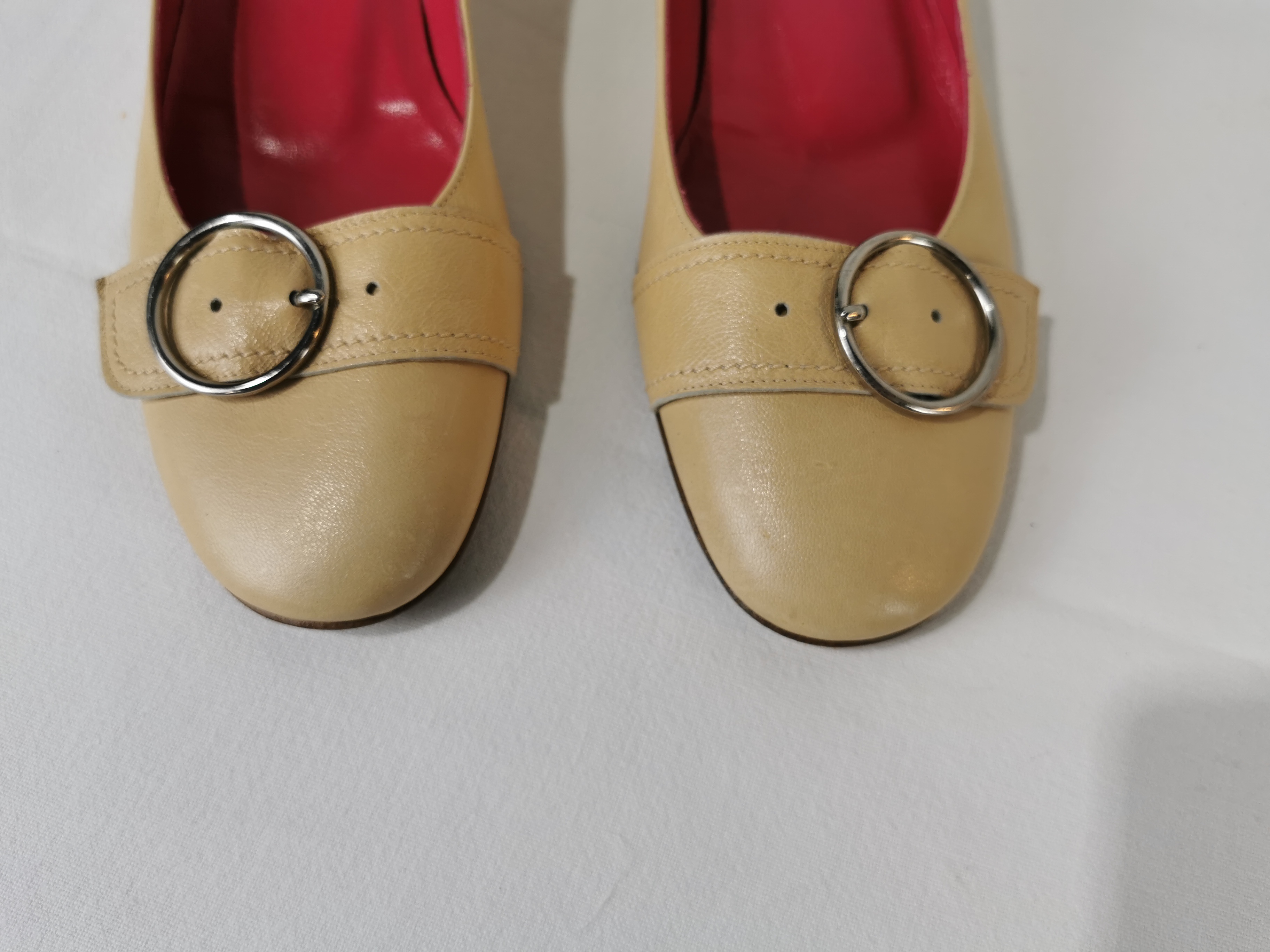 Ballerines beige - Manfield - taille 36 1/2 État correct - Vue 4 - 