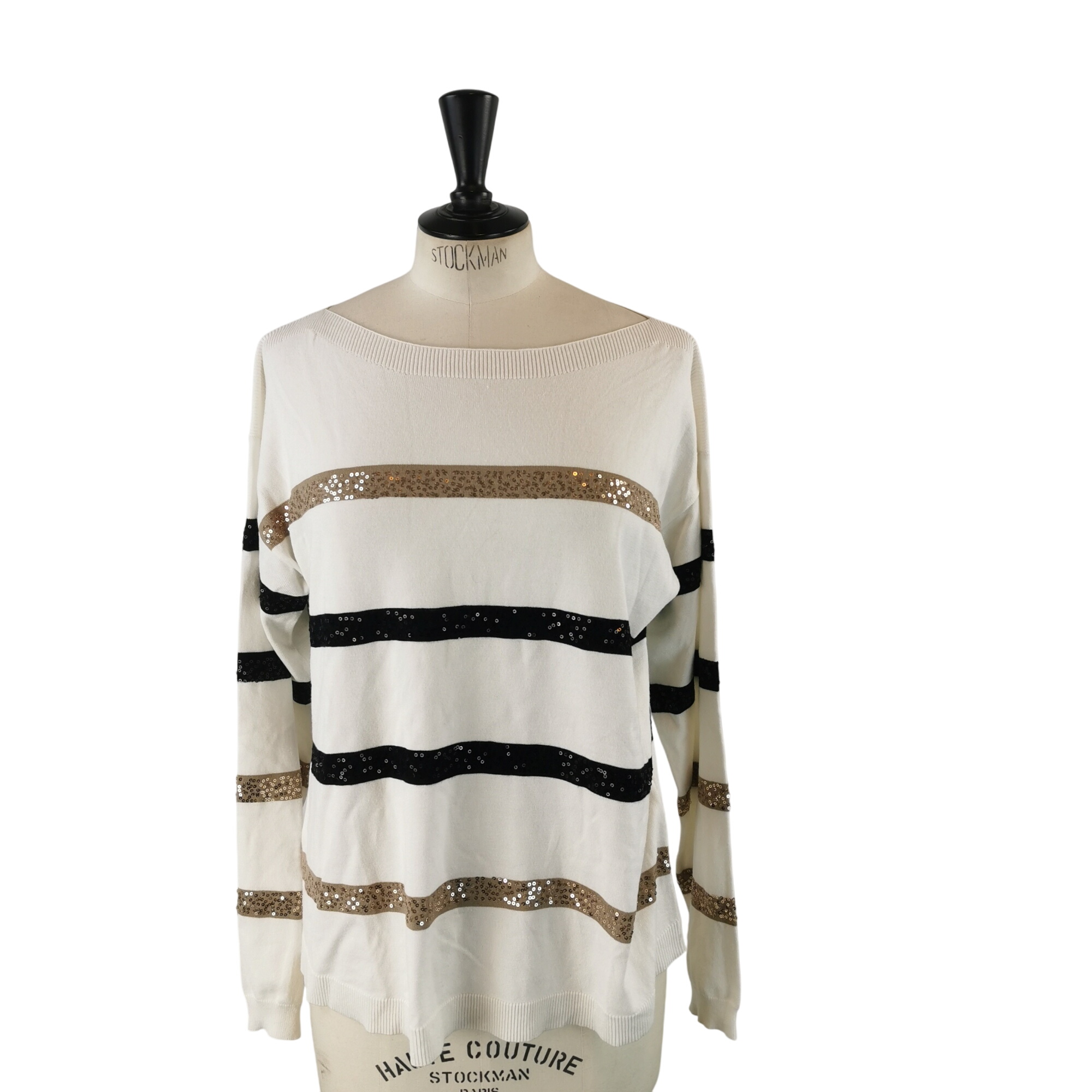 Pull Col Dolman TM(estime)  rayure - Label Emmaus - Modalova