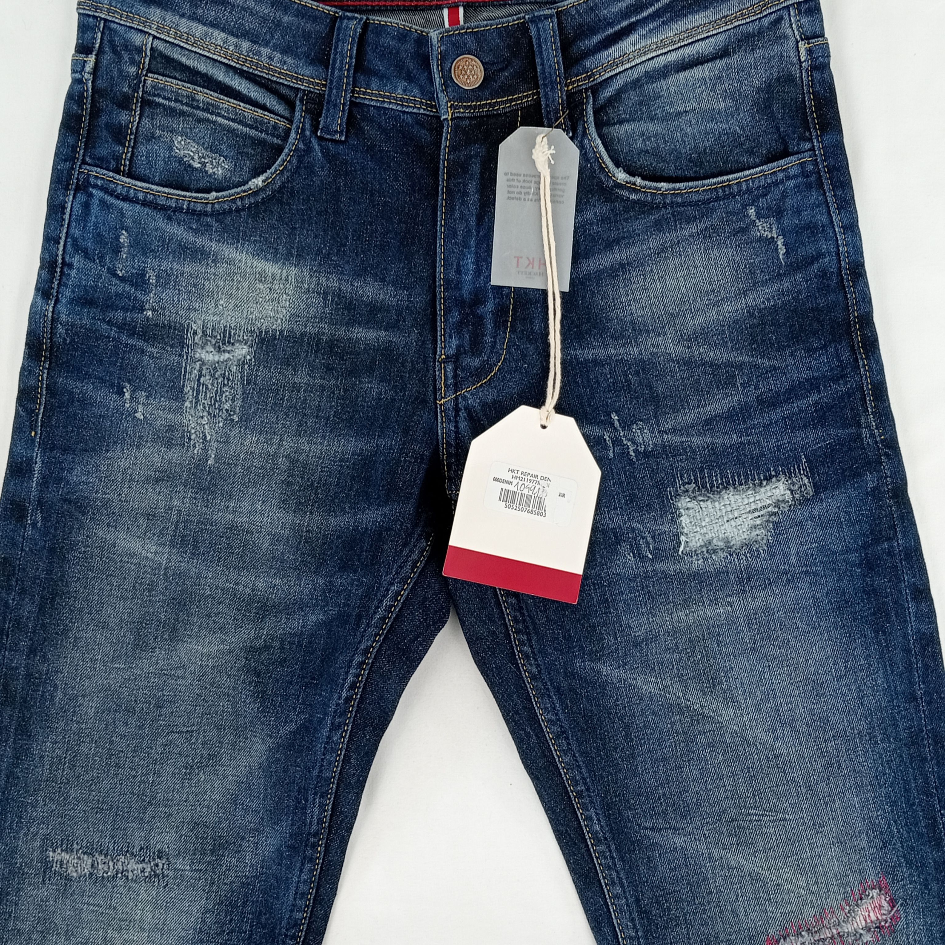 Jean homme de la marque Hackett London coupe longue de couleur bleu taille 37 - Photo 3