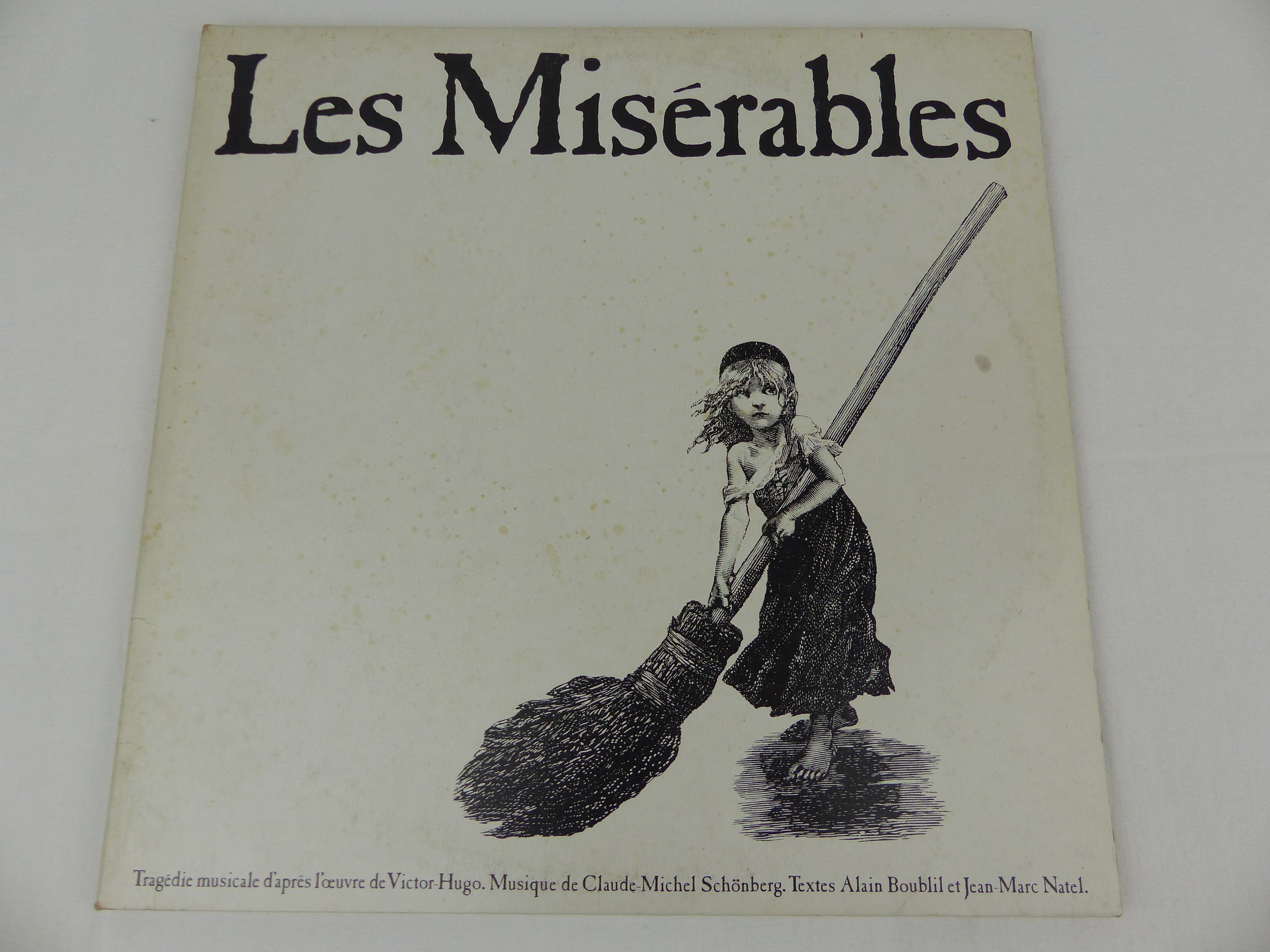 Double Vinyle Les Misérables Schönberg Boublil 2 LP Comédie Musicale Originale État correct - Vue 2 - 