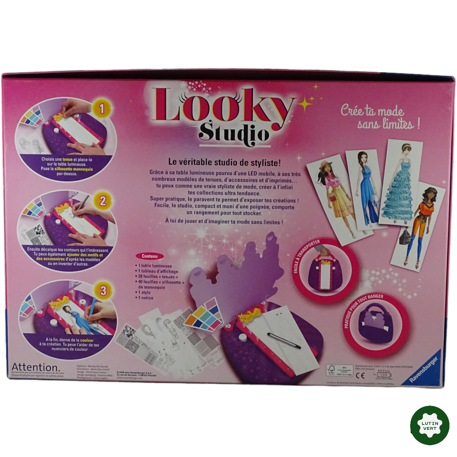 Looky Studio d'occasion RAVENSBURGER - Dès 6 ans | Réf 12038 Bon état - Vue 4 - 