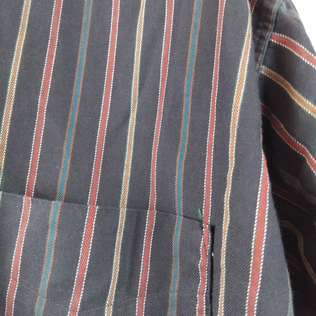 St Michael - chemise à rayures multi couleur 100% coton - Taille 48 ( estimée) - Photo 1
