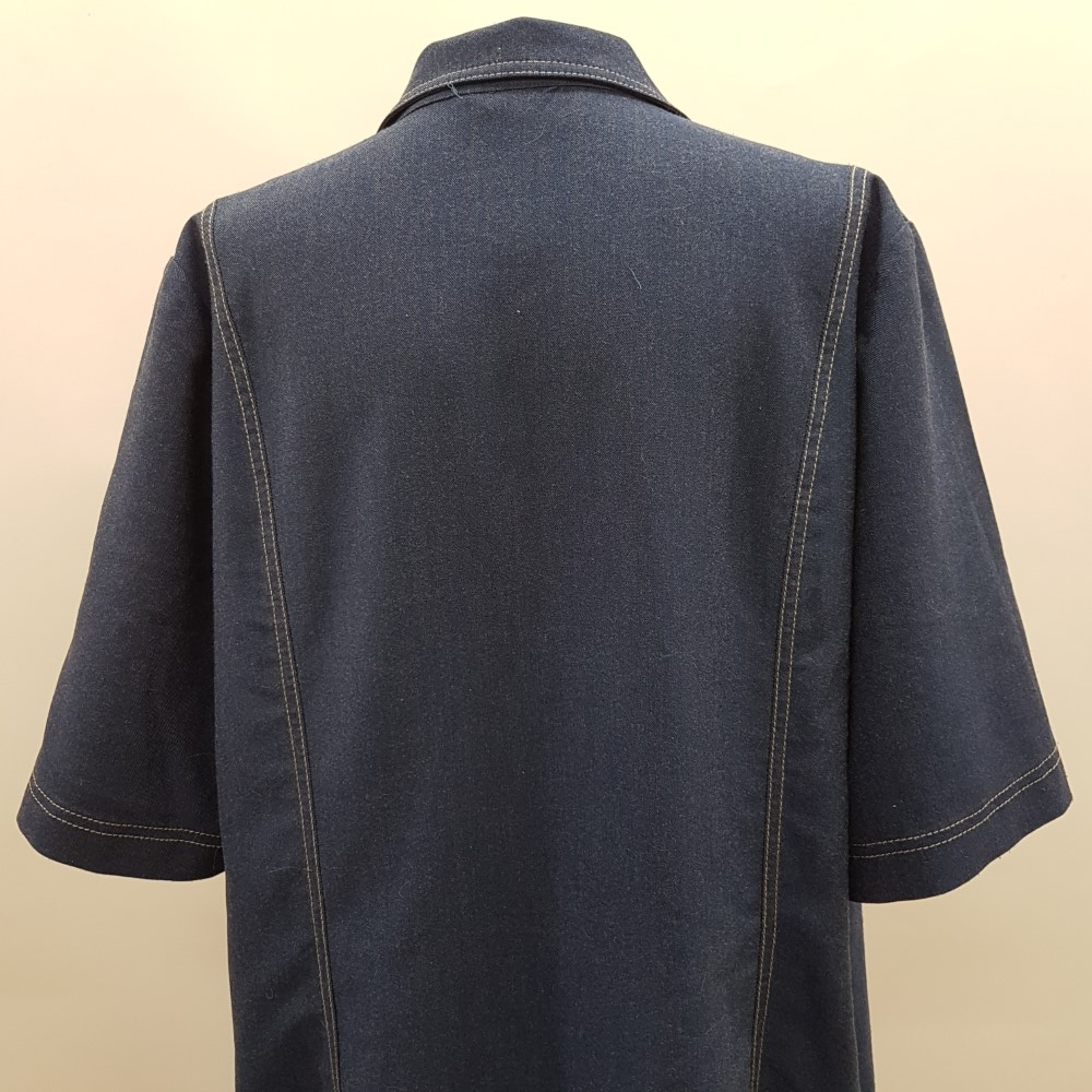 Robe imitation denim bleue - KARTING - Taille 48 - Photo 6