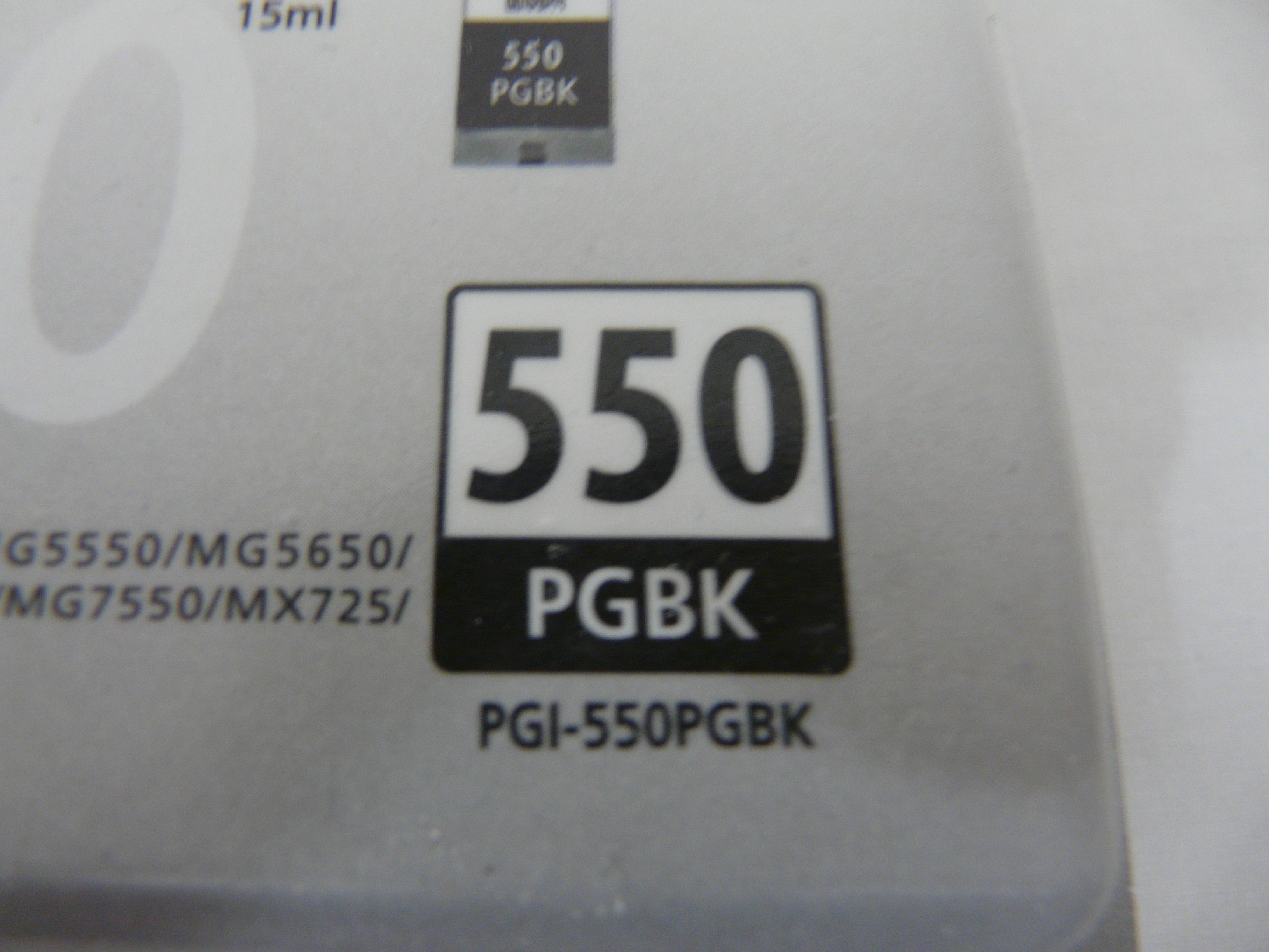 LOT2 - Lot de cartouches d'encre pour imprimante 550 PGBK - Canon - Photo 3