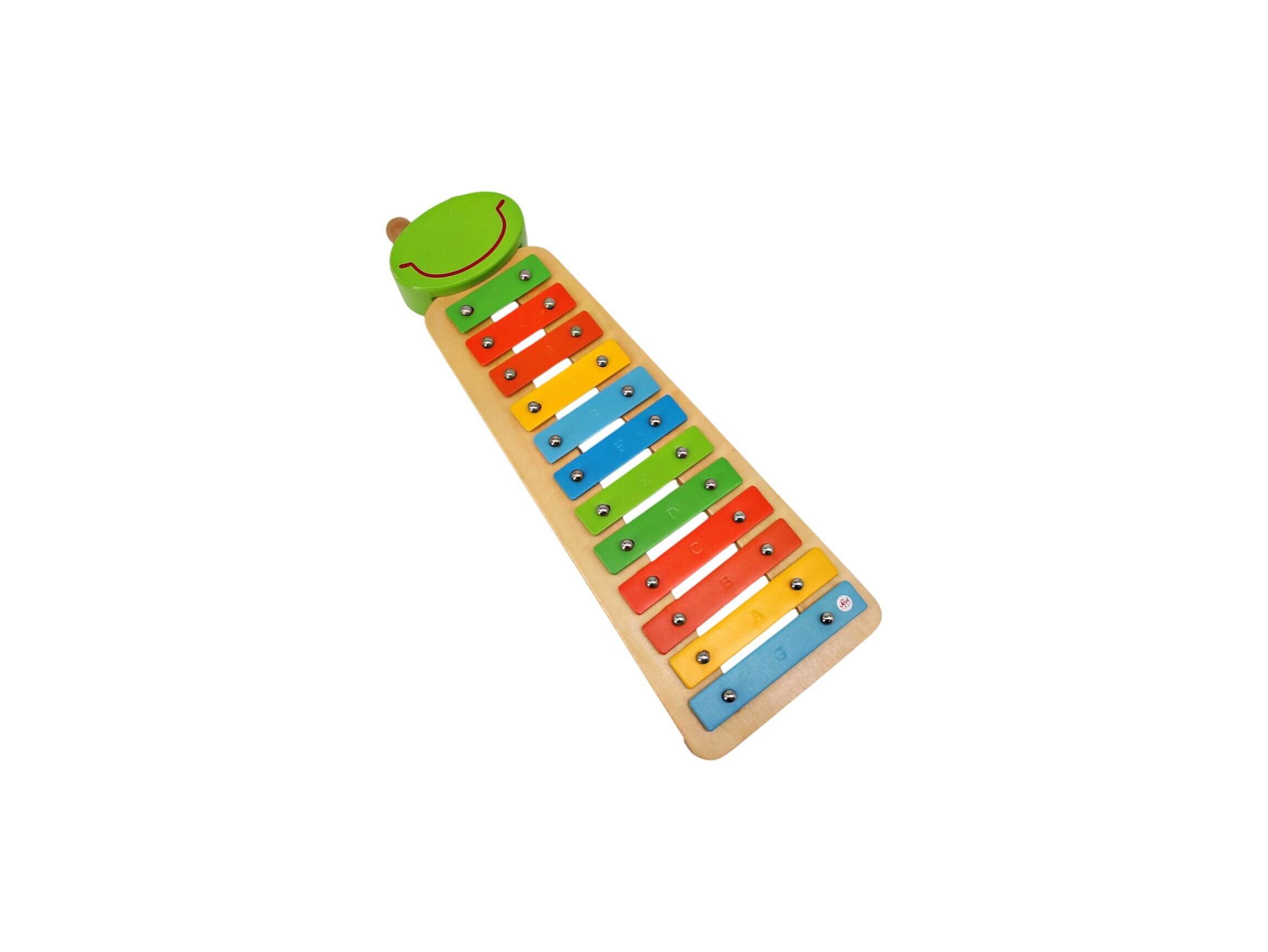 Xylophone grenouille en bois  Très bon état -  reconditionné disponible sur Label Emmaüs