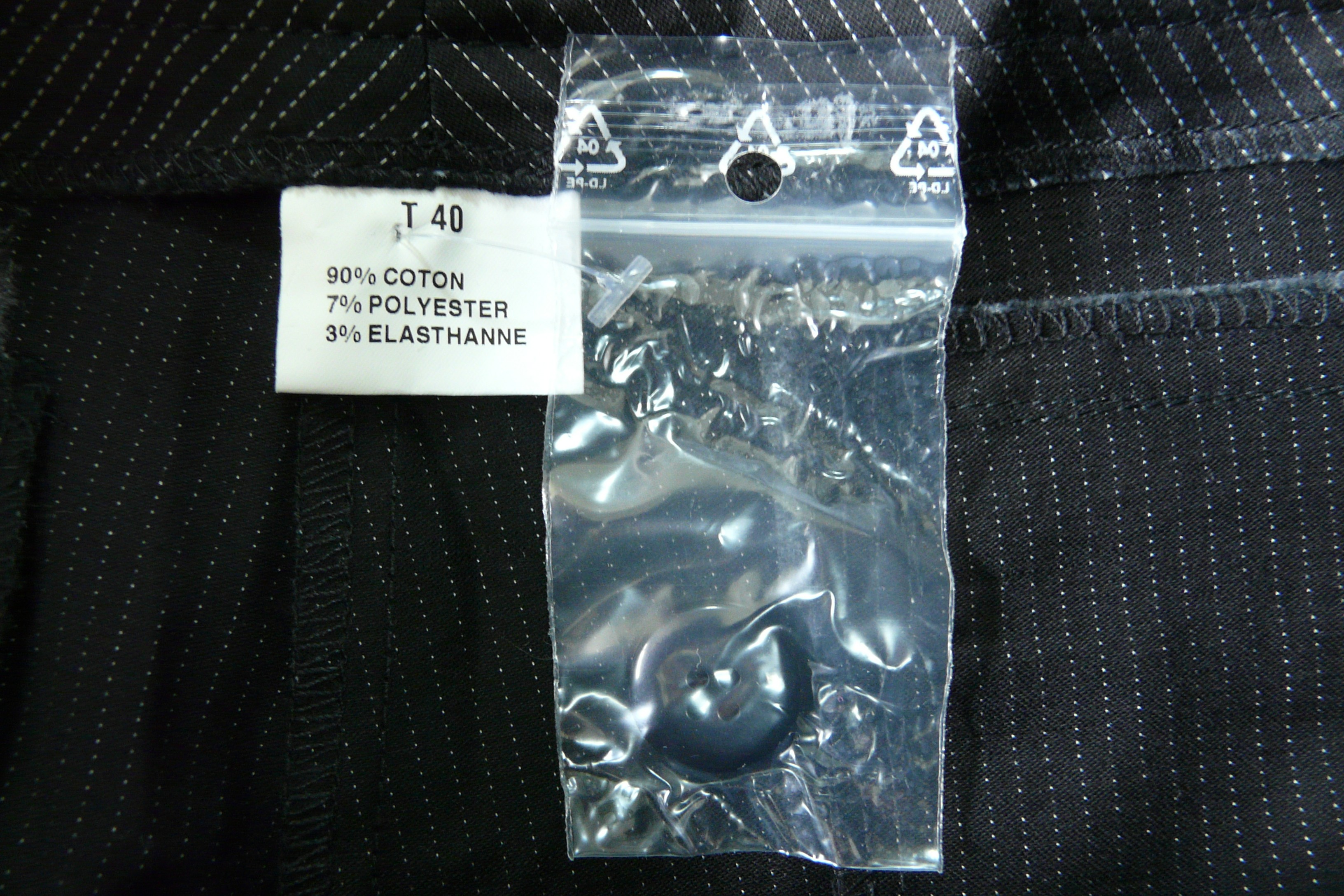 BF118 - Pantalon rayé - Plus - Taille 40 - Photo 4