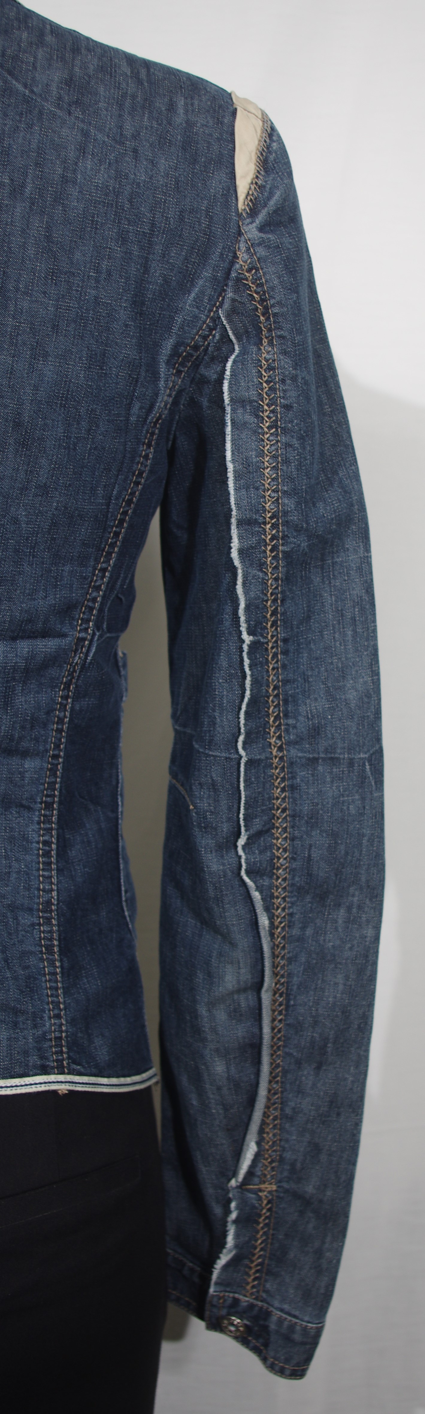 Marithé & François Girbaud - Veste tailleur jeans - 34 - Photo 5