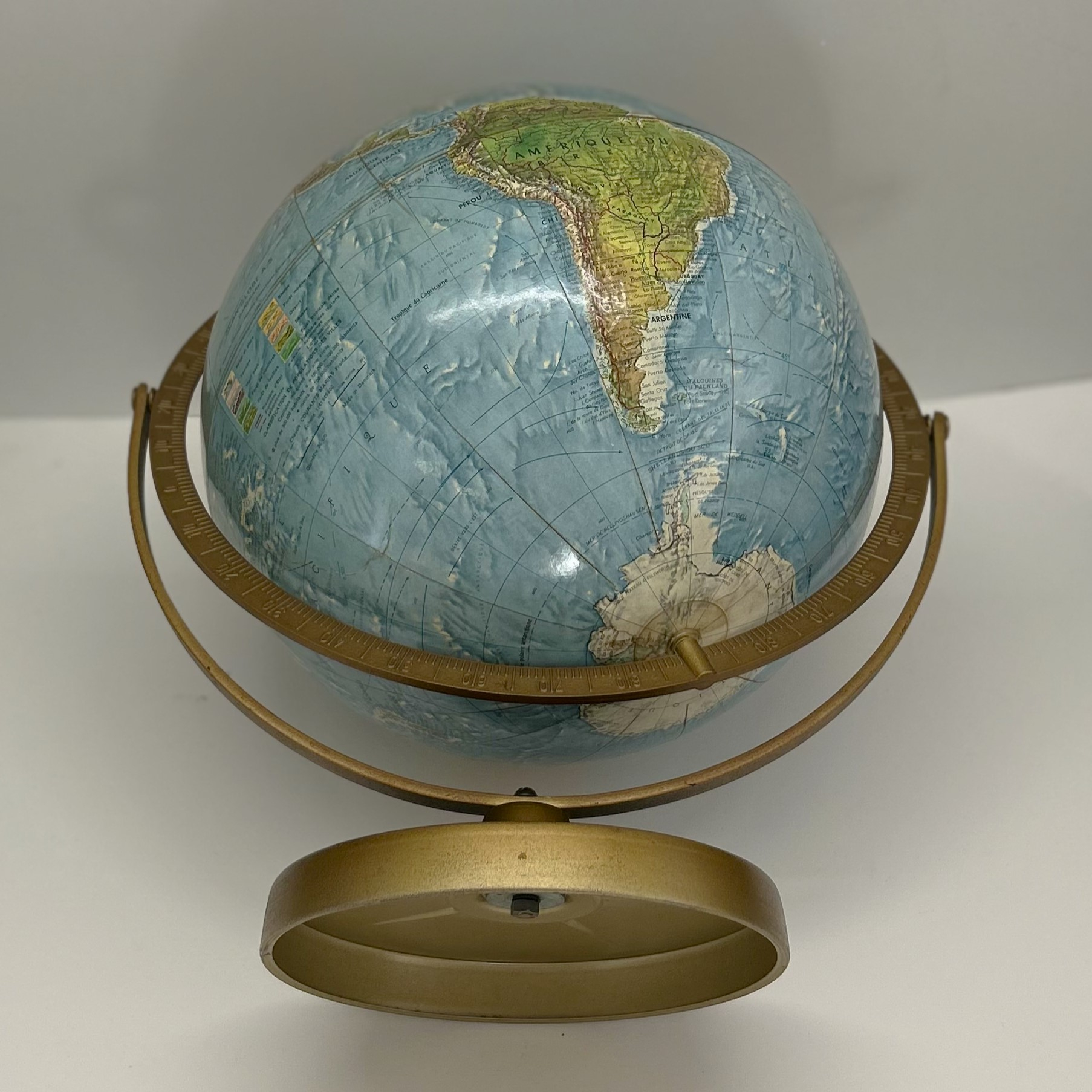 Globe terrestre vintage Scan-Globe années 70 - Idée cadeau 🎁 - Photo 6