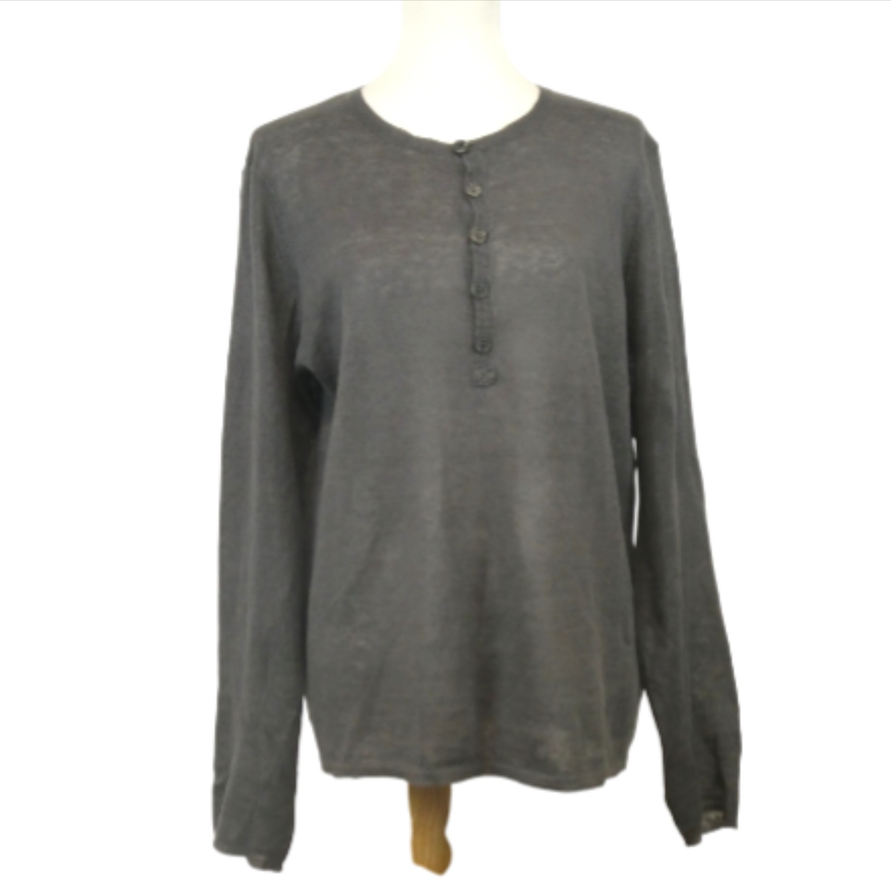 Zadig & Voltaire pull fin boutonné manches longues en lin - Taille S - Photo 0
