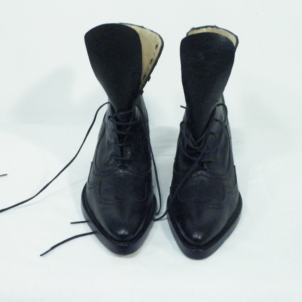 Bottine Femme Noire MOSQUITOS P 35. Bon état - Vue 3 - 