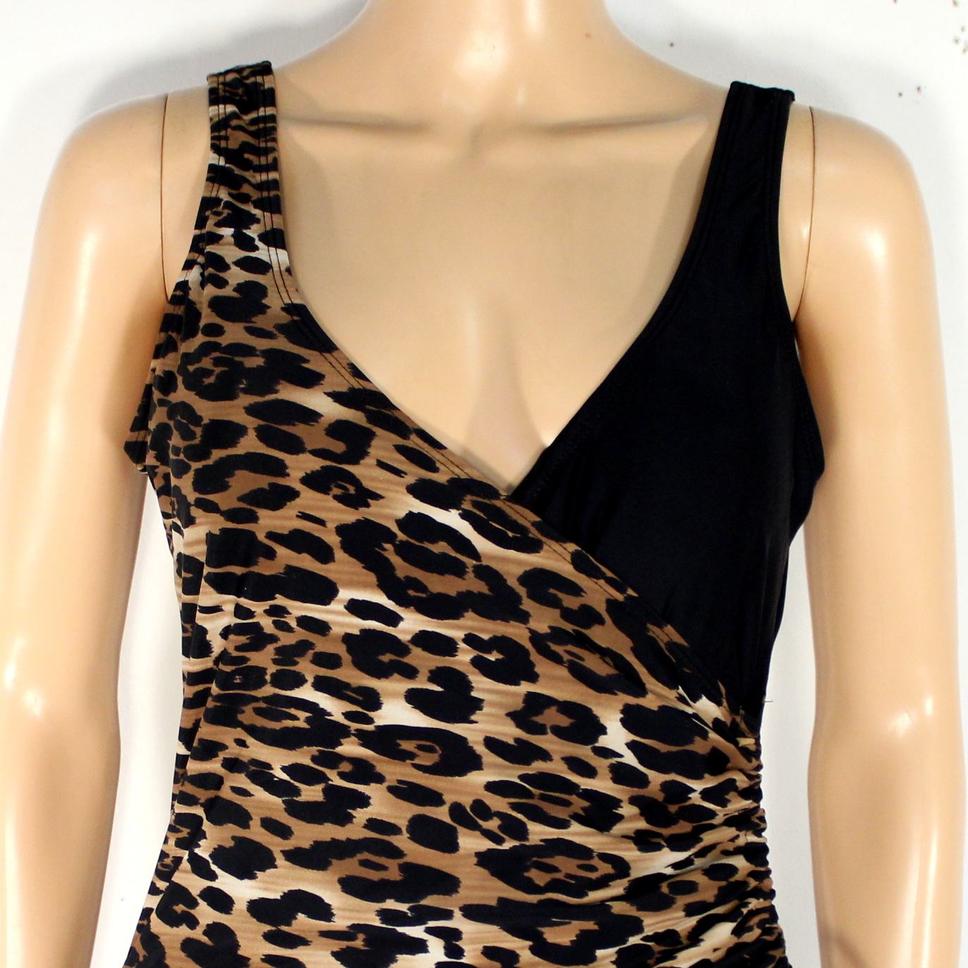Maillot De Bain Femme Noir Léopard Taille M - Photo 6