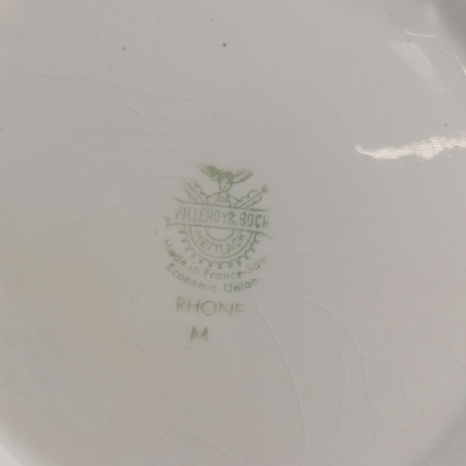 Voir photo 5 de Soupière en faïence Villeroy et Boch déco Soupière en faïence Villeroy et Boch déco État correct - Vue 5 -