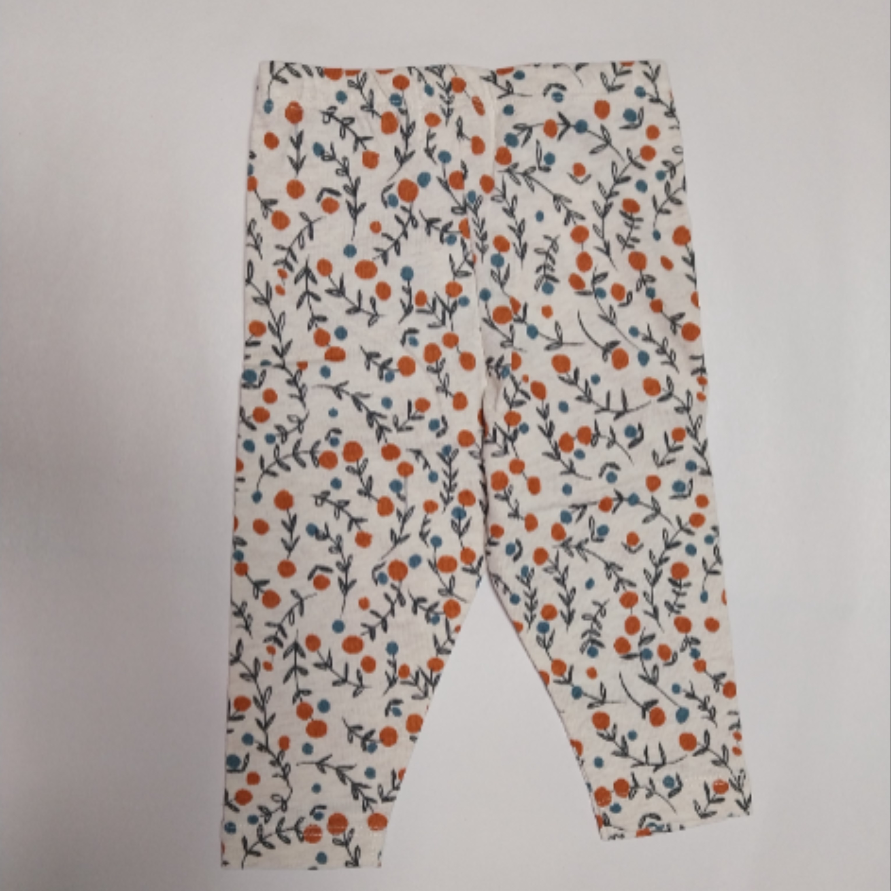Pantalons bebe motif fleurs 12Mois - Photo 1