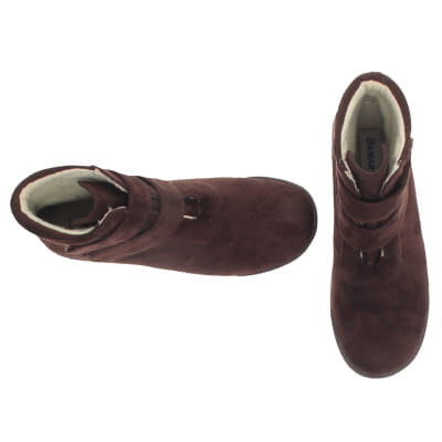 Bottines marron à scratch - femme - Damart - pointure 38 - Photo 1