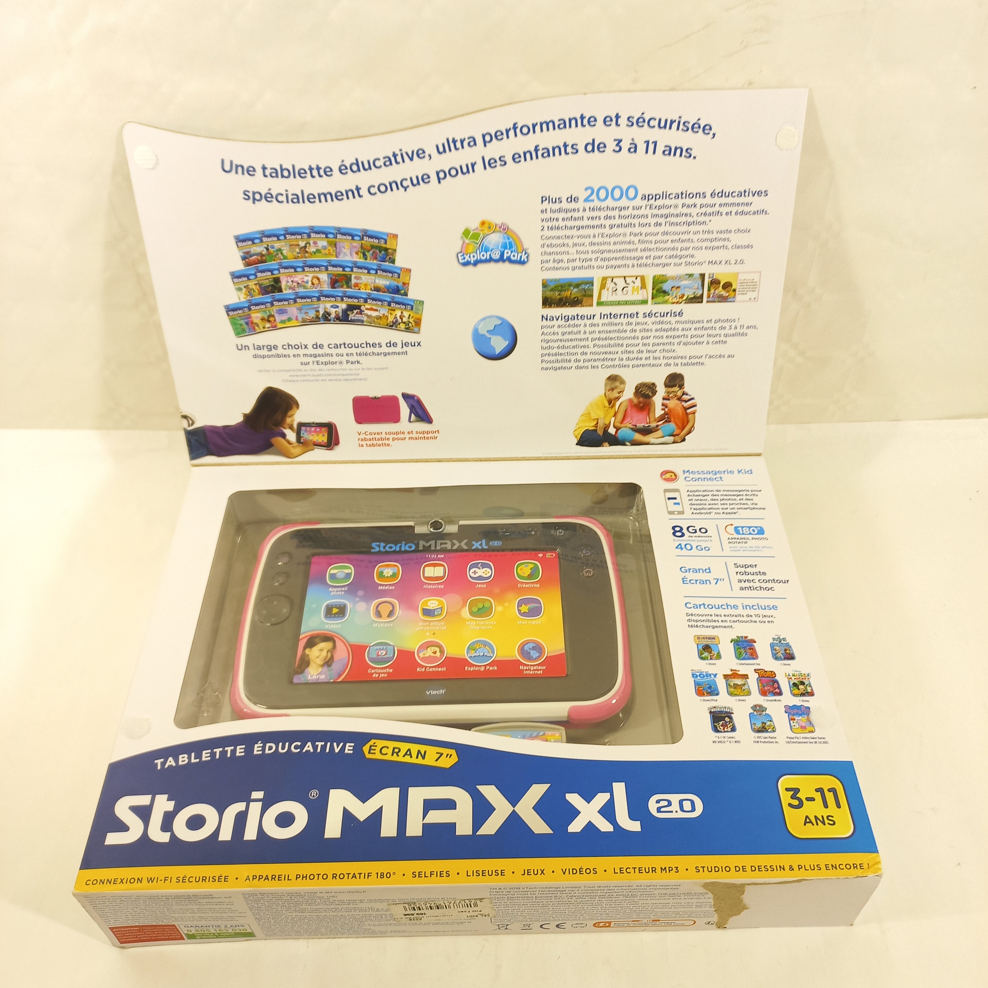 V TECH_STORIO MAX XL 2.0_TABLETTE ROSE DE 3 A 11 ANS - Bon état - Photo 2