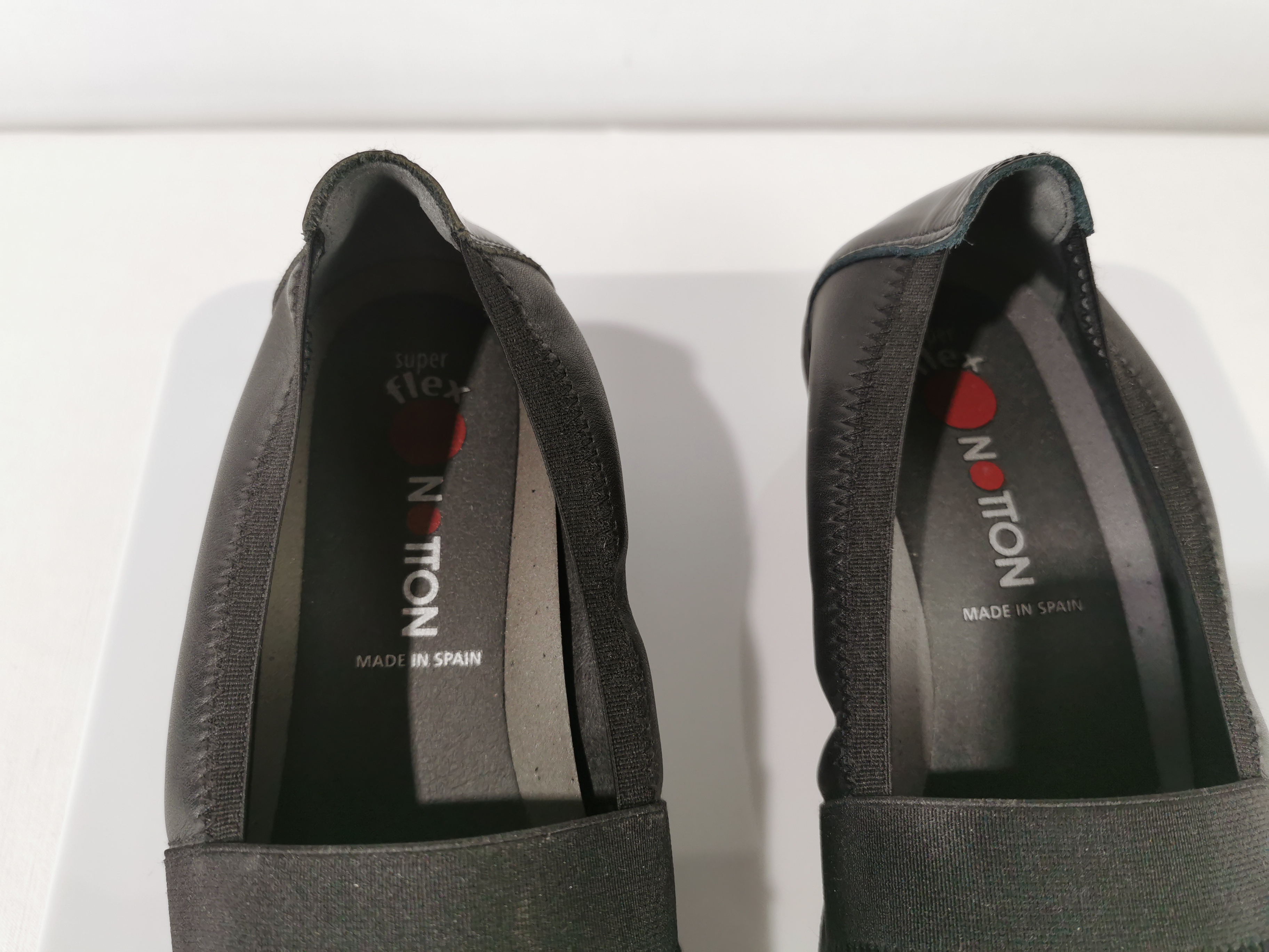 Mocassins noirs - femme - Notton - taille 38  - Vue 3 - 