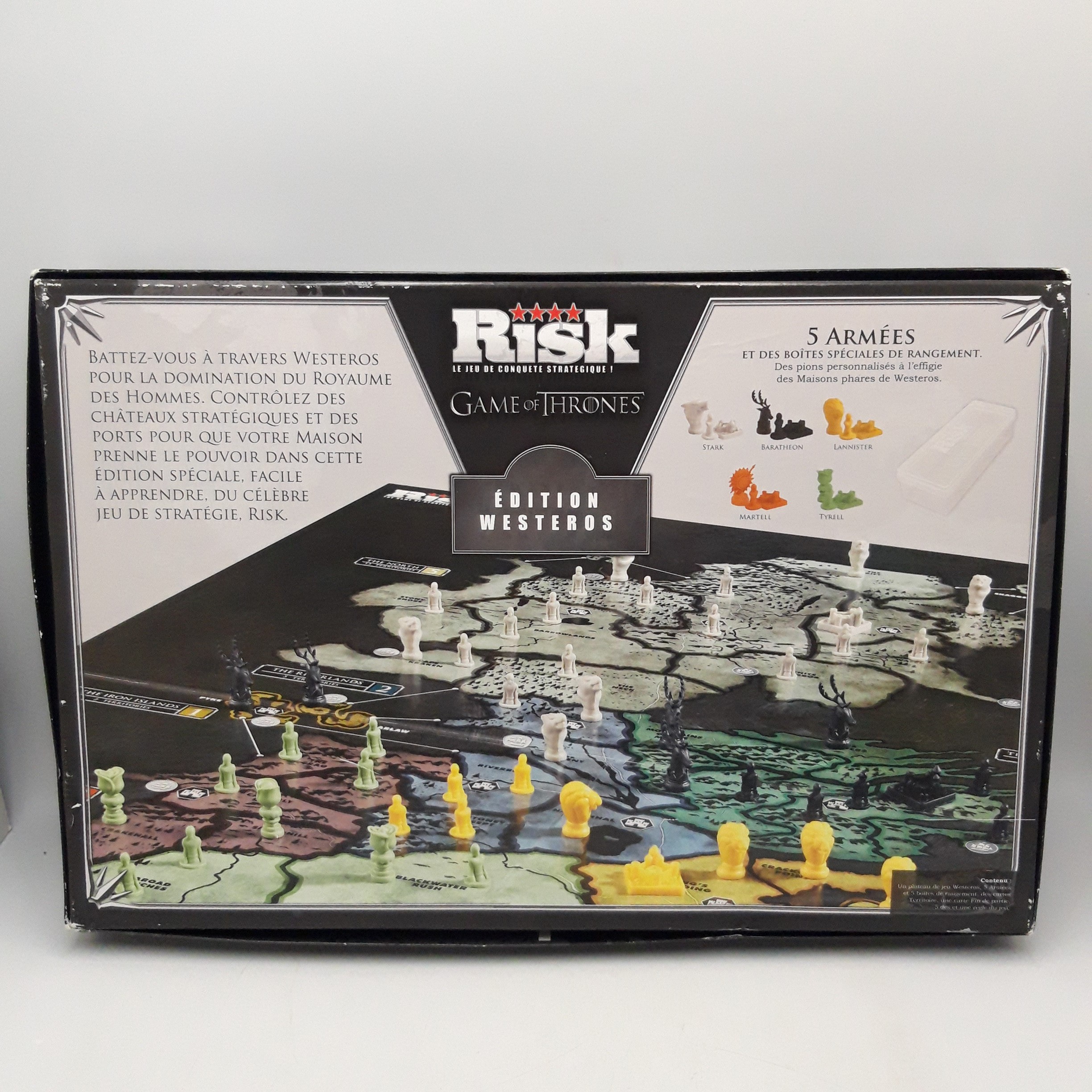Risk "le jeu de conquête stratégique" game of thrones, édition westeros - Bon état - Photo 8