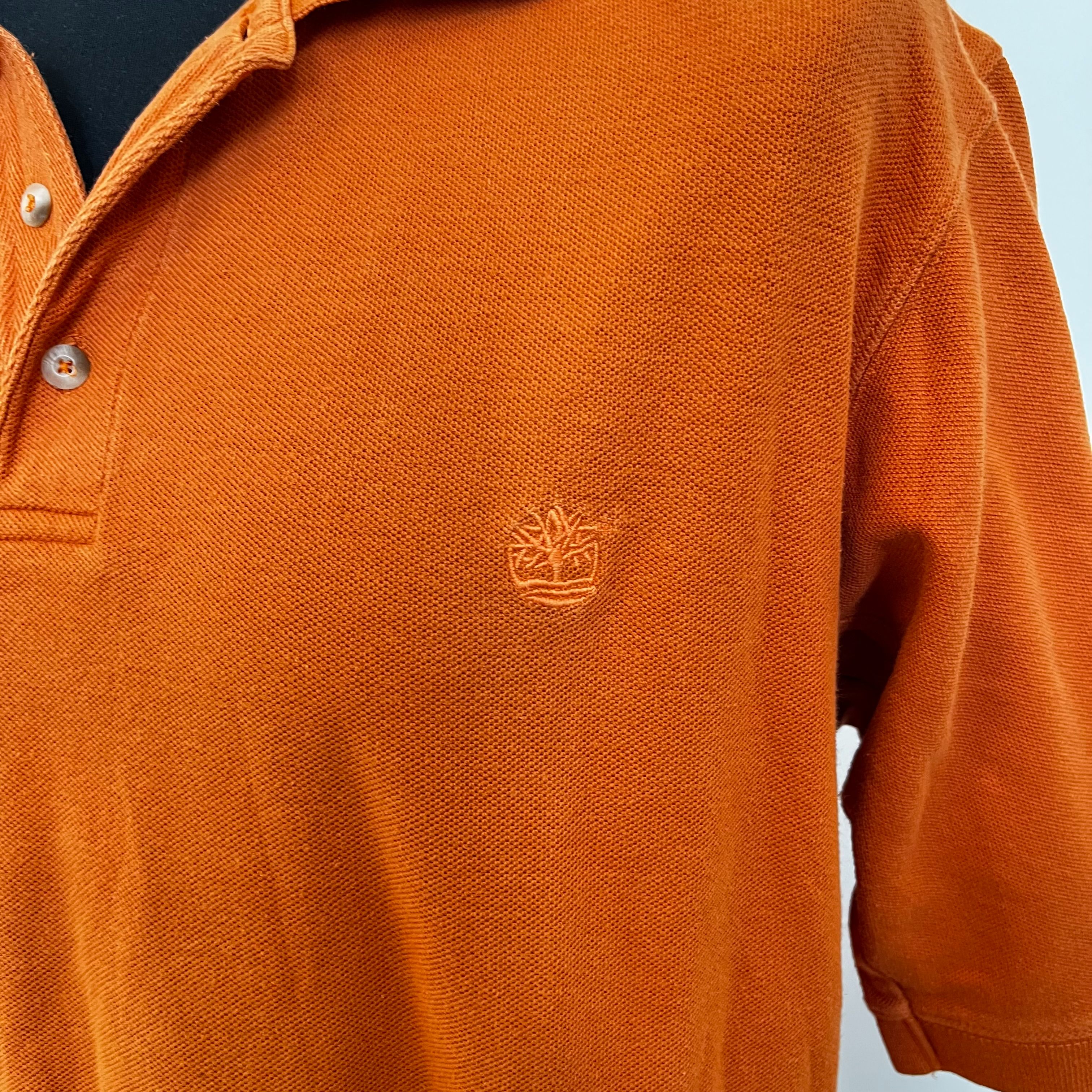 Polo Orange , Timberland, taille L - Photo 5